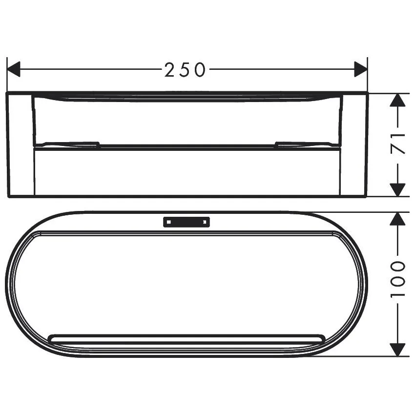 hansgrohe WallStoris Ablagekorb tief Bild 5