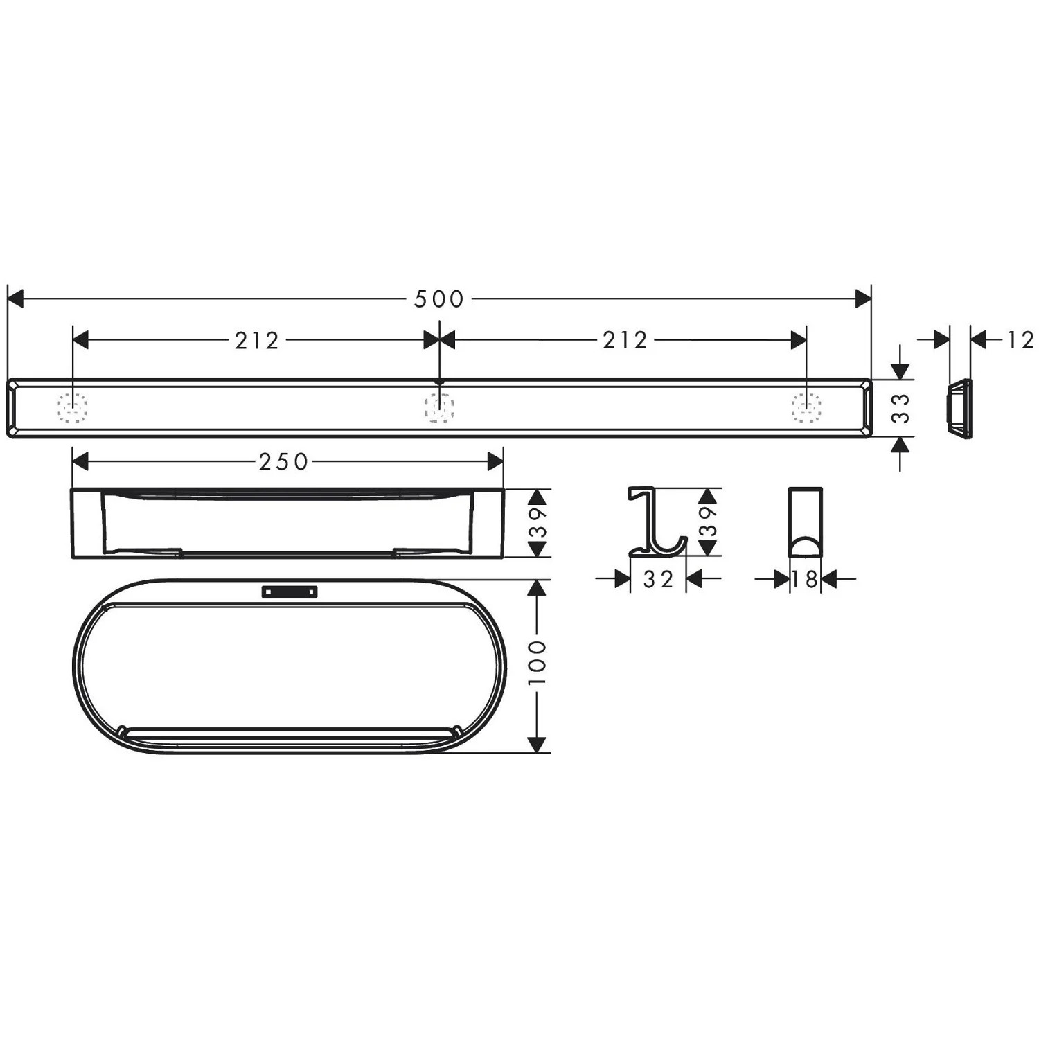 hansgrohe WallStoris Duschset Bild 3