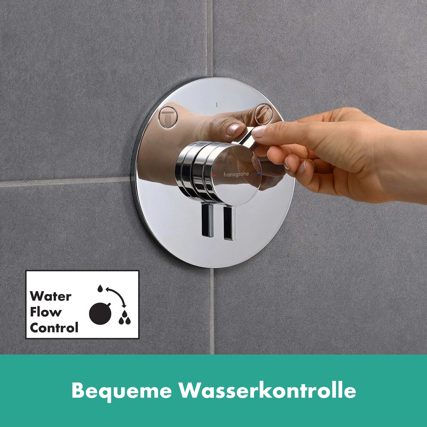 hansgrohe DuoTurn S Mischer Unterputz für 2 Funktionen Bild 8