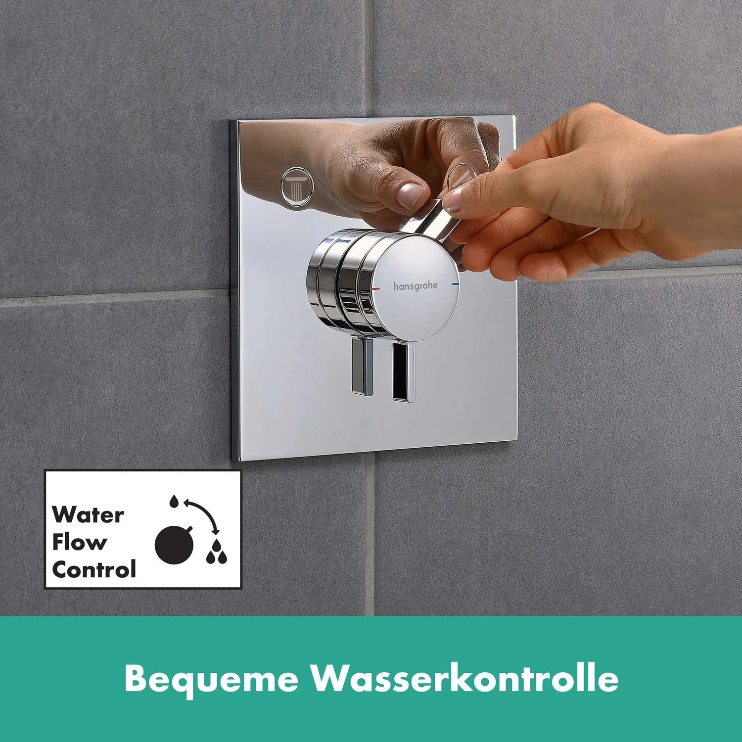 hansgrohe DuoTurn E Mischer Unterputz für 2 Funktionen Bild 10
