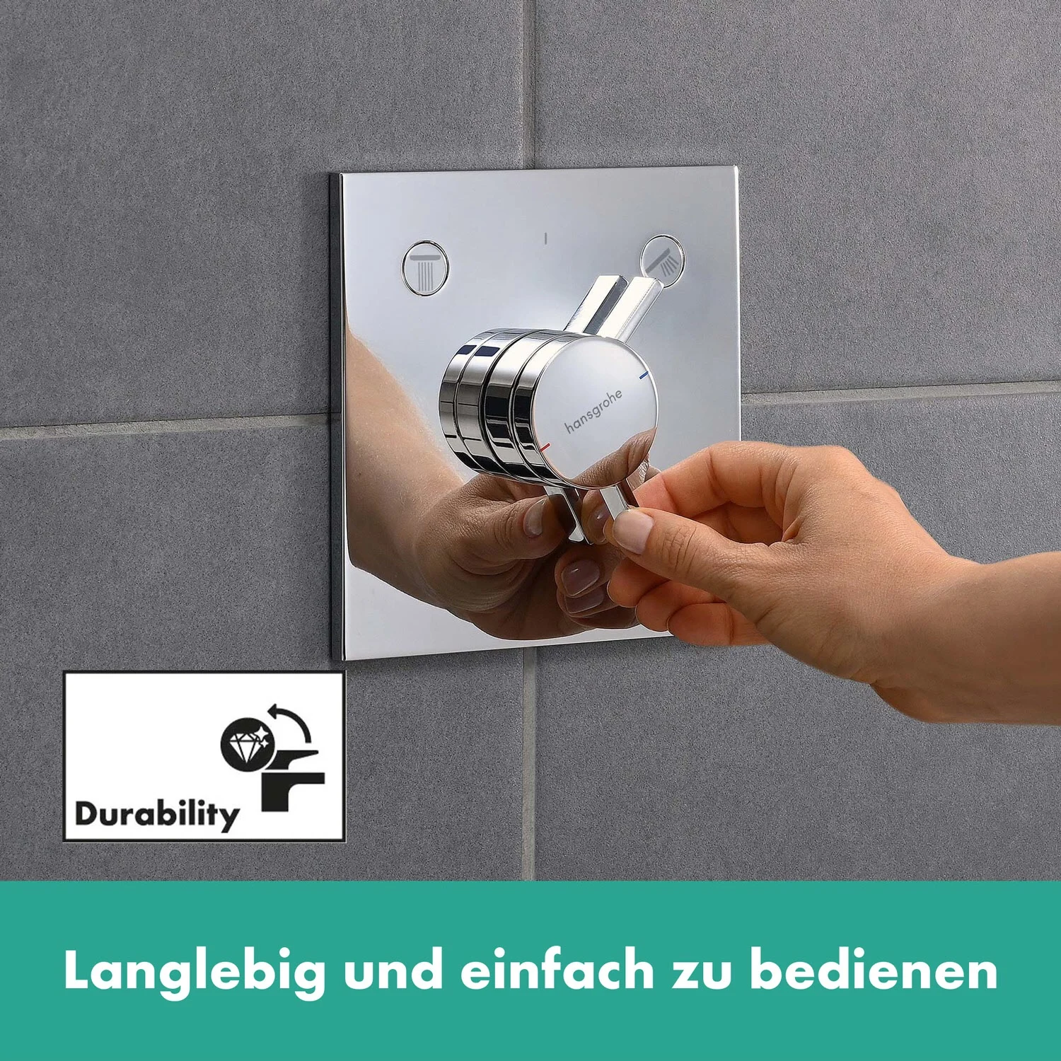hansgrohe DuoTurn E Mischer Unterputz für 2 Funktionen Bild 11