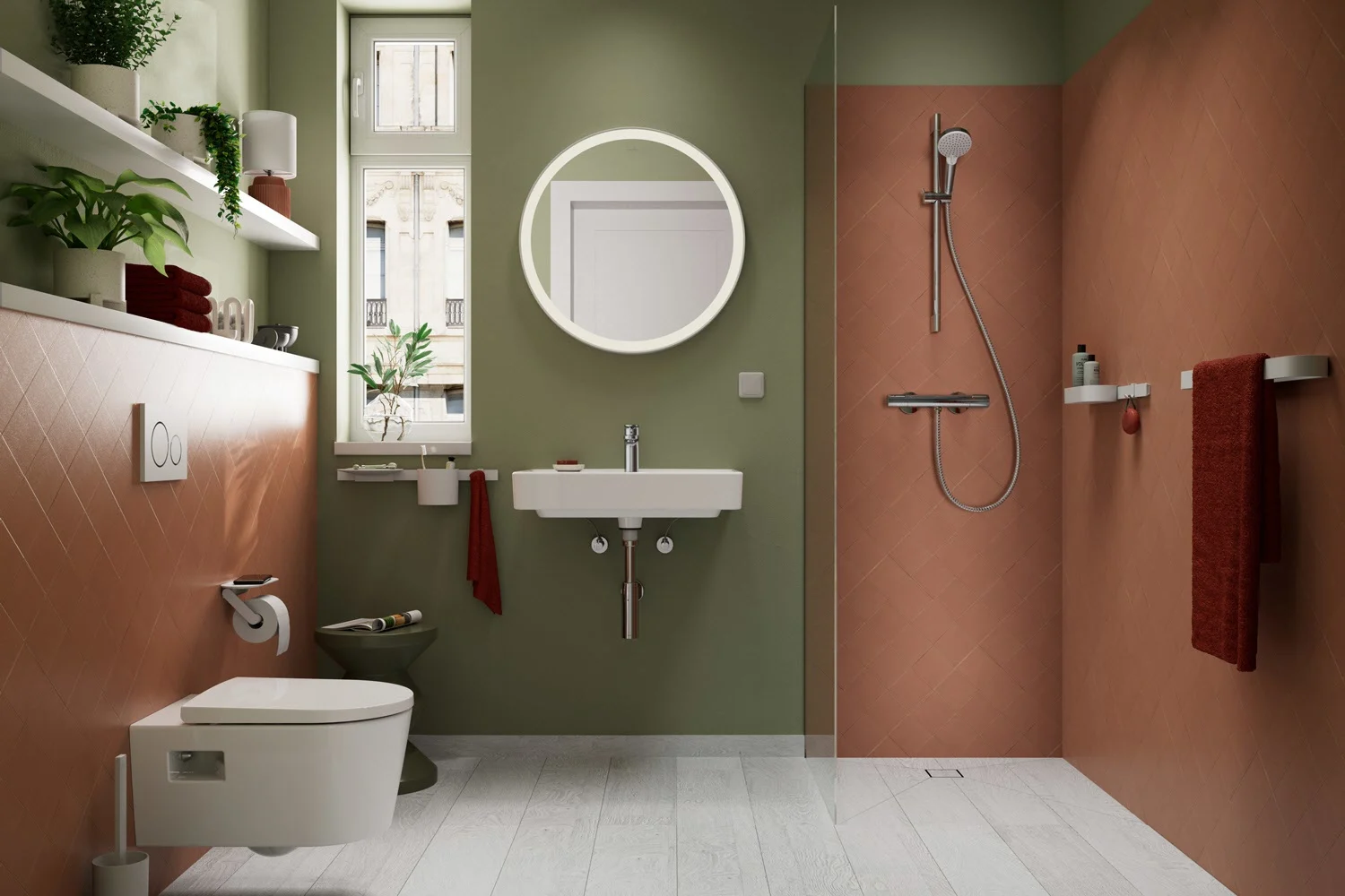 hansgrohe Ecostat Element Duschthermostat Aufputz Bild 12