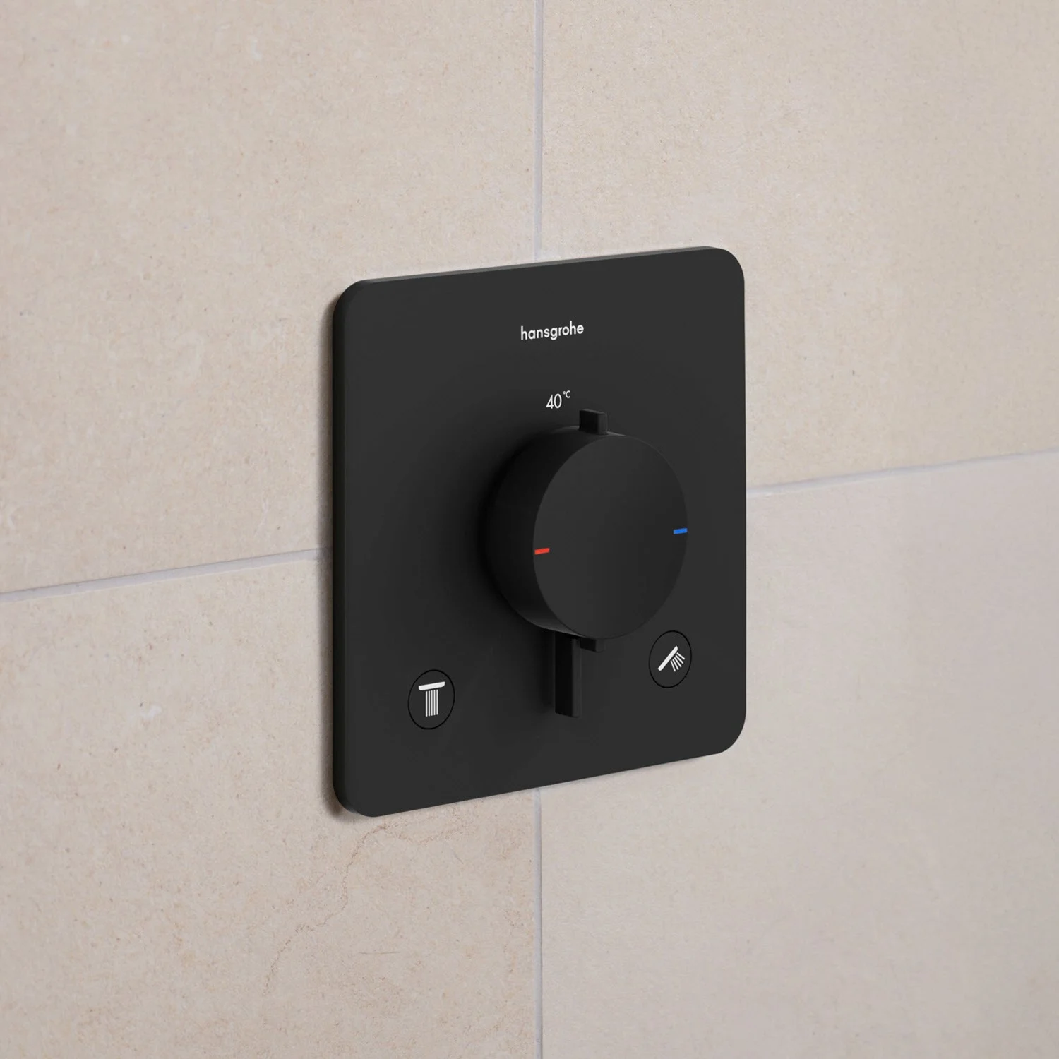 hansgrohe Ecostat Comfort Q Thermostat Unterputz für 2 Funktionen