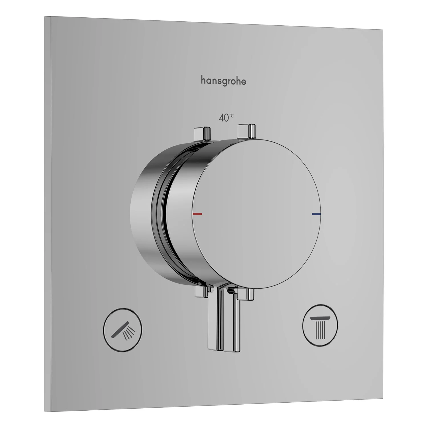 hansgrohe Ecostat Comfort E Thermostat Unterputz für 2 Funktionen Bild 2