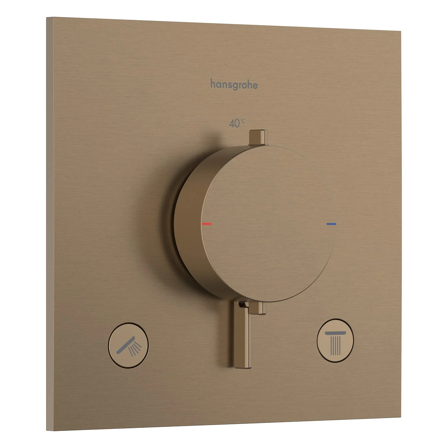 hansgrohe Ecostat Comfort E Thermostat Unterputz für 2 Funktionen Bild 2