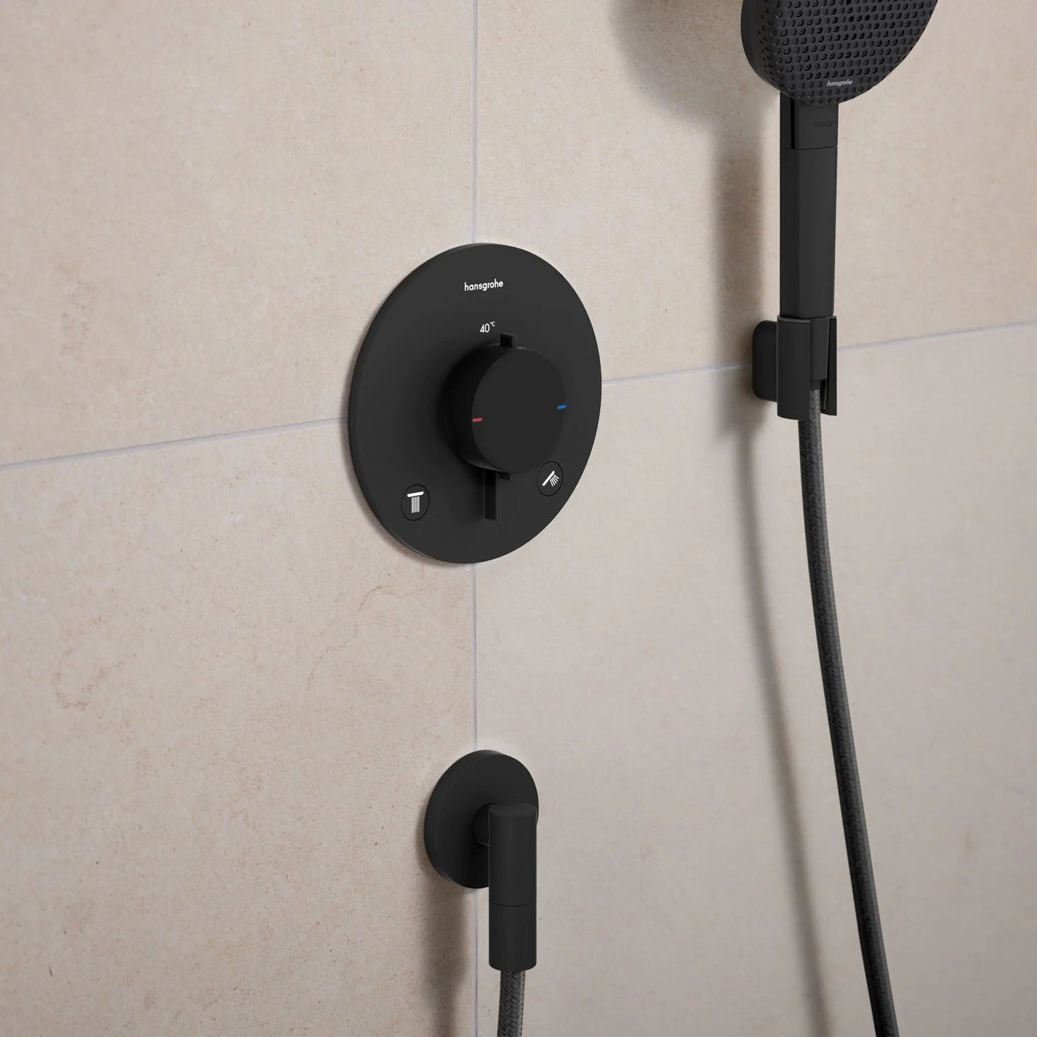 hansgrohe Ecostat Comfort S Thermostat Unterputz für 2 Funktionen Bild 3