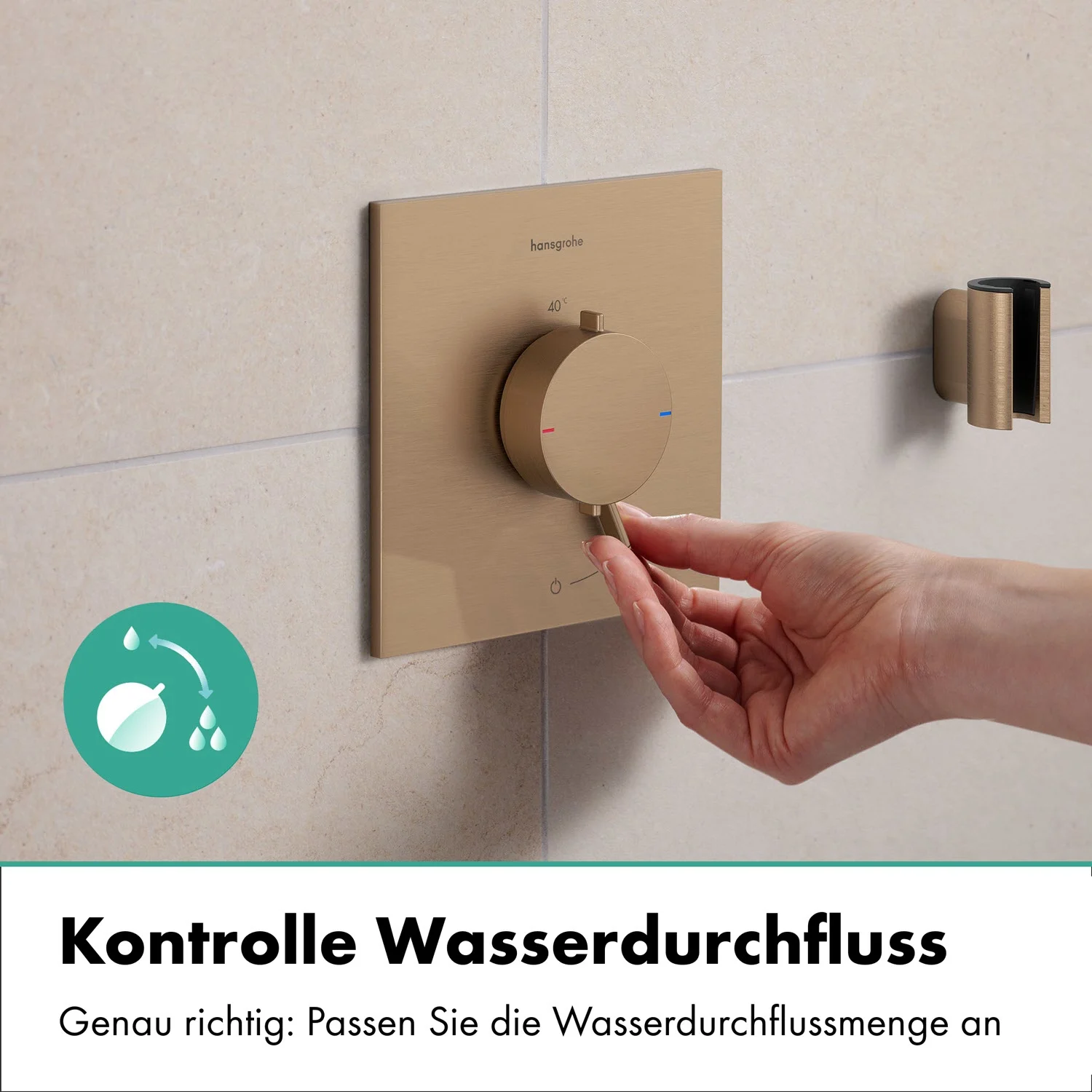 hansgrohe Ecostat Comfort E Thermostat Unterputz für 1 Funktion Bild 5