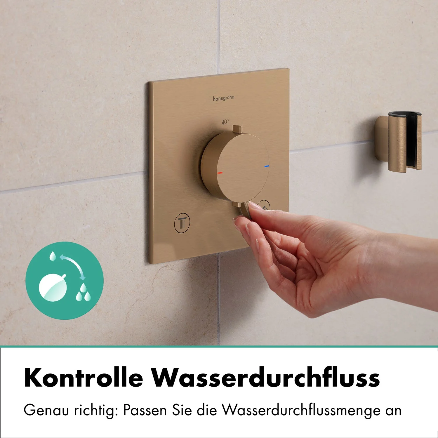 hansgrohe Ecostat Comfort E Thermostat Unterputz für 2 Funktionen Bild 5