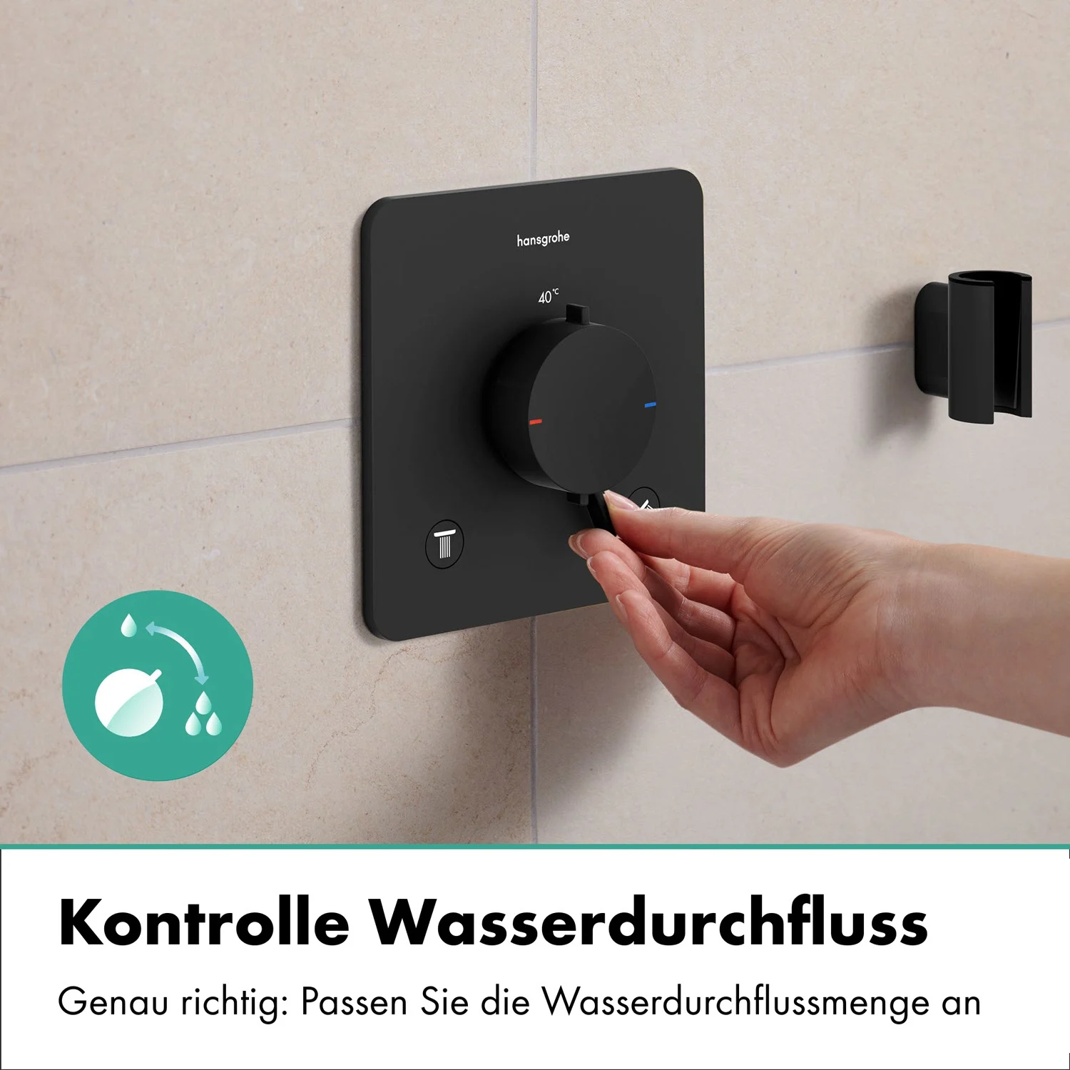 hansgrohe Ecostat Comfort Q Thermostat Unterputz für 2 Funktionen Bild 5
