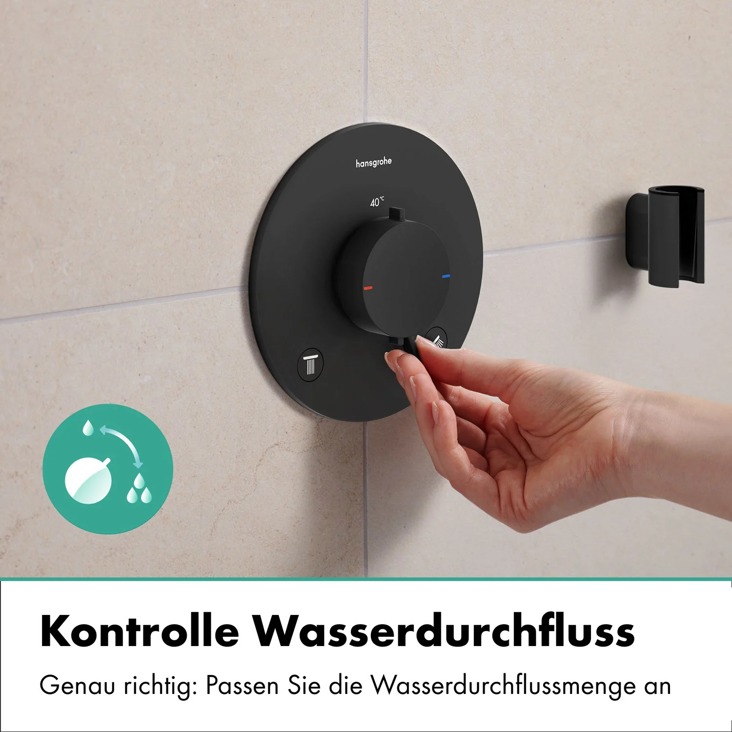 hansgrohe Ecostat Comfort S Thermostat Unterputz für 2 Funktionen Bild 5