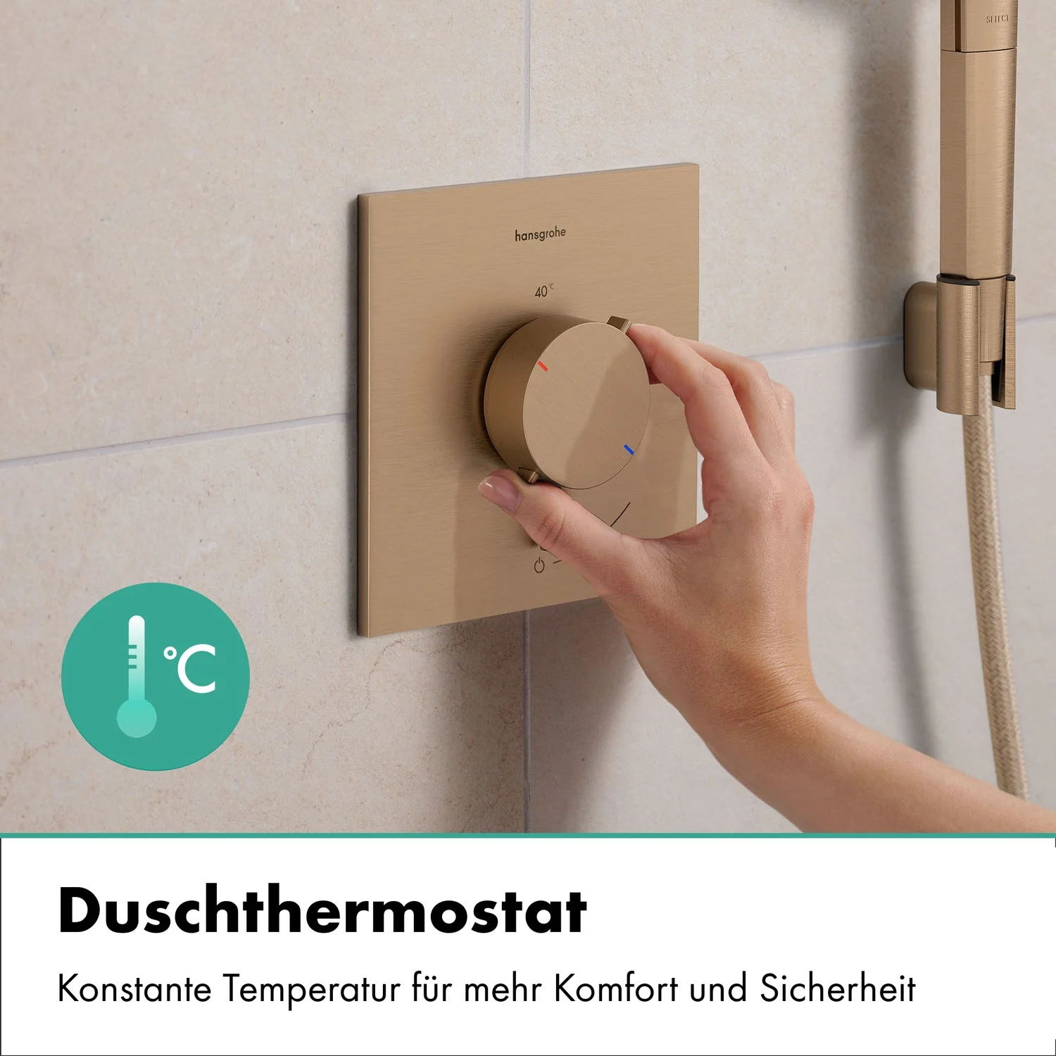 hansgrohe Ecostat Comfort E Thermostat Unterputz für 1 Funktion Bild 6