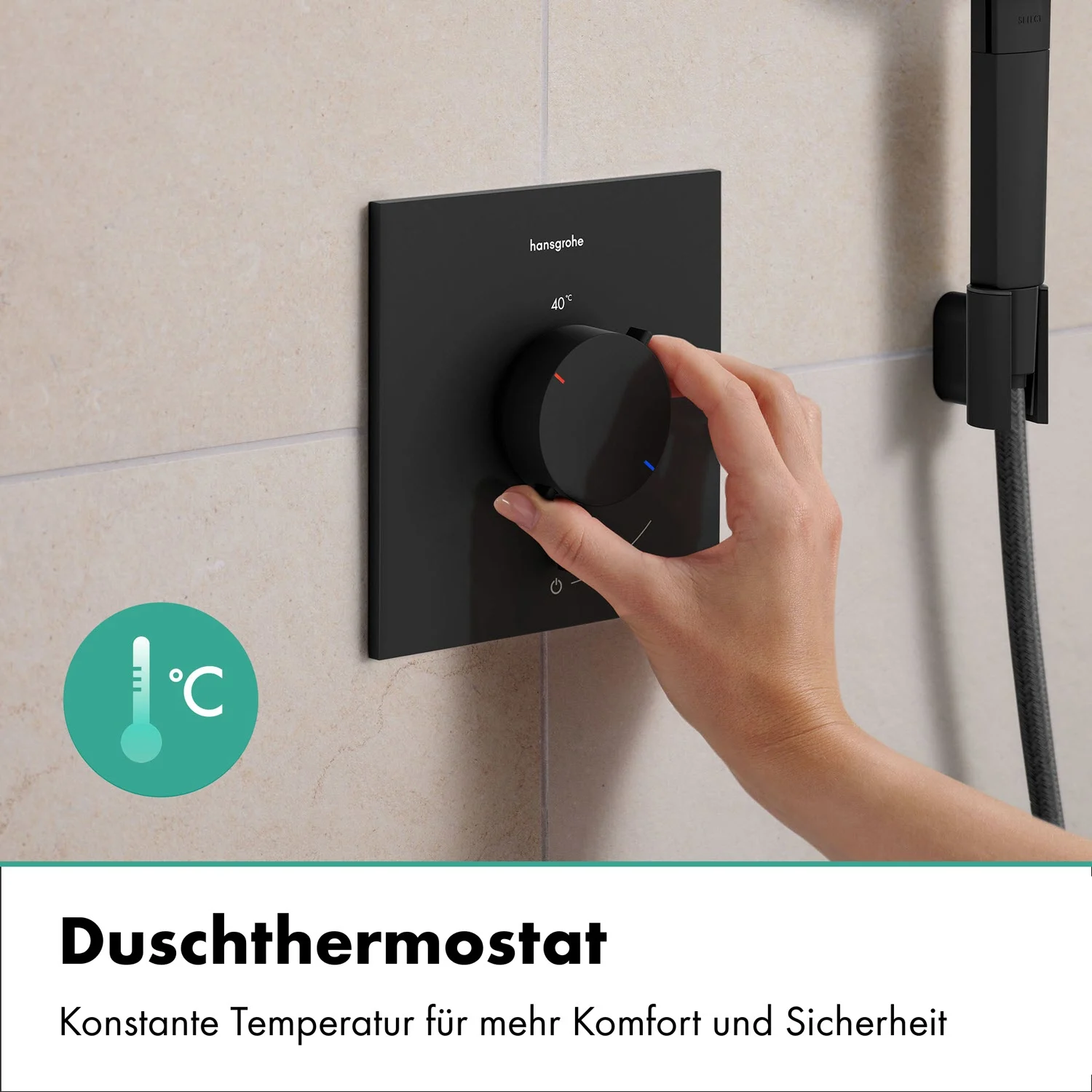 hansgrohe Ecostat Comfort E Thermostat Unterputz für 1 Funktion Bild 6