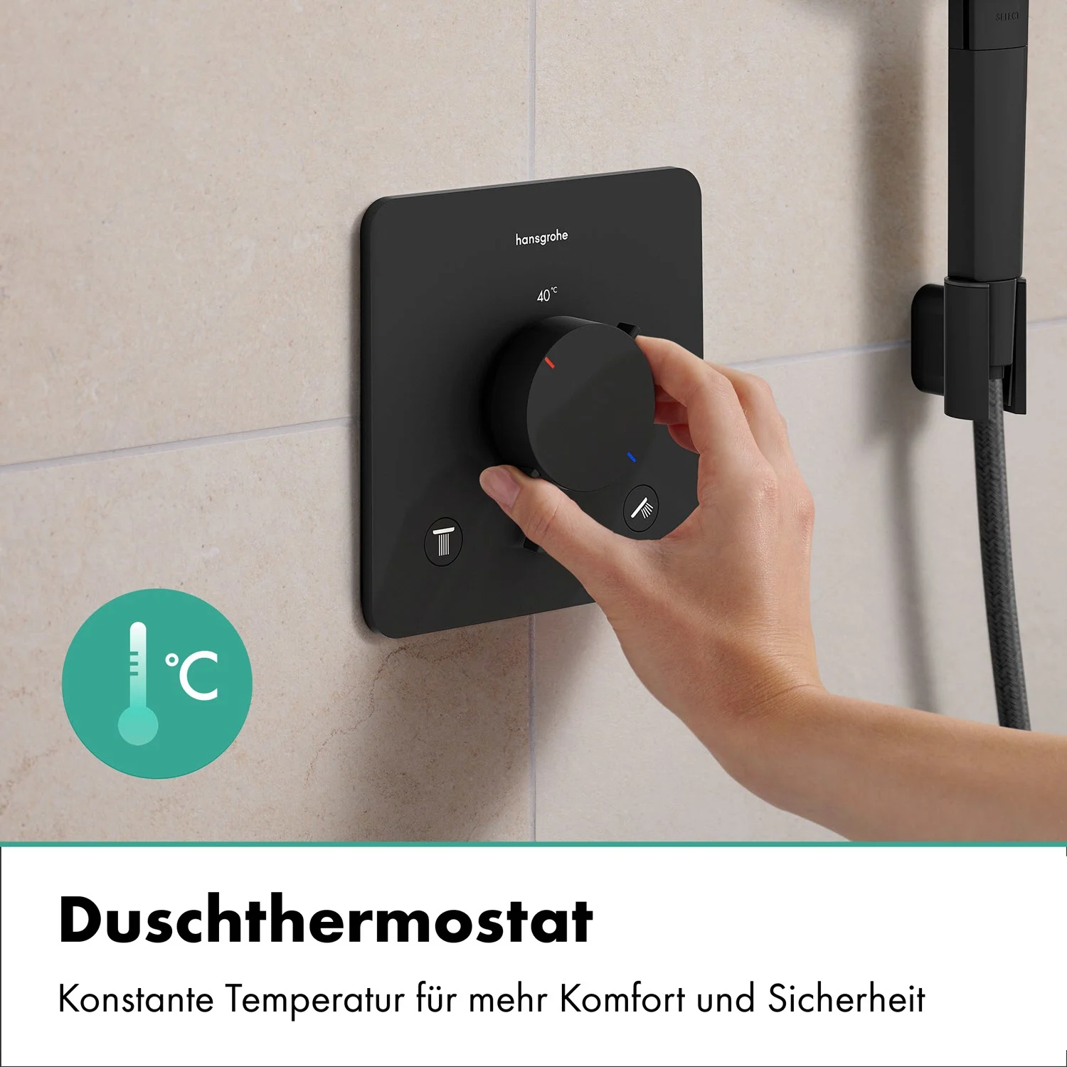 hansgrohe Ecostat Comfort Q Thermostat Unterputz für 2 Funktionen Bild 6