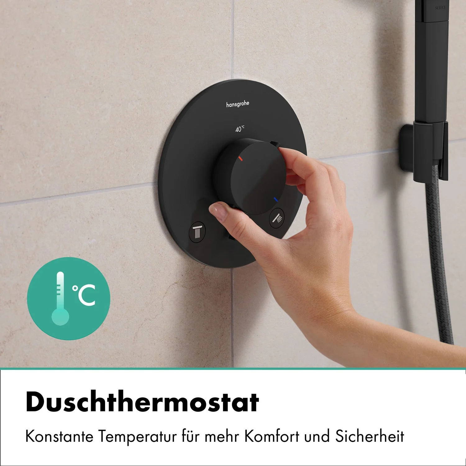 hansgrohe Ecostat Comfort S Thermostat Unterputz für 2 Funktionen Bild 6
