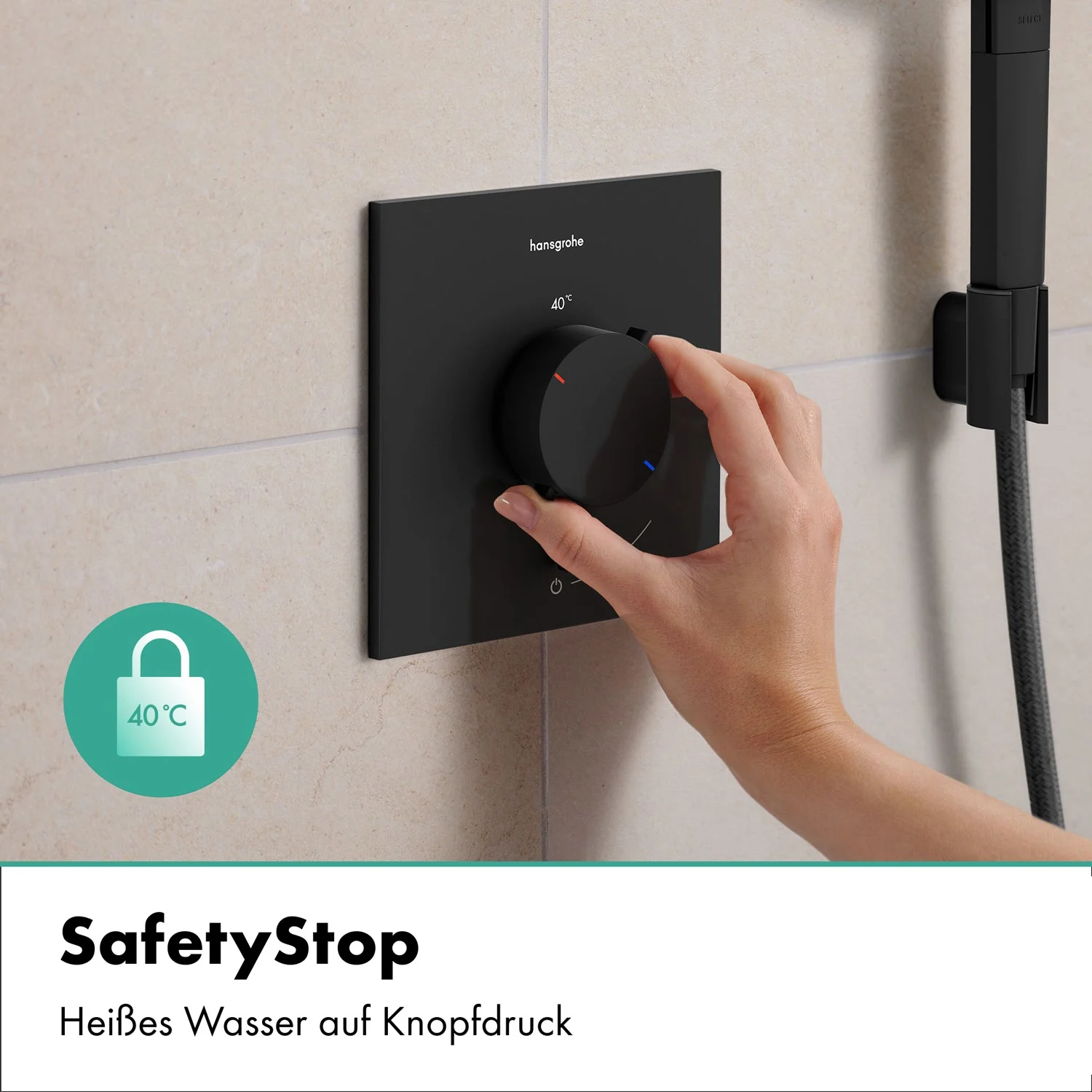 hansgrohe Ecostat Comfort E Thermostat Unterputz für 1 Funktion Bild 7