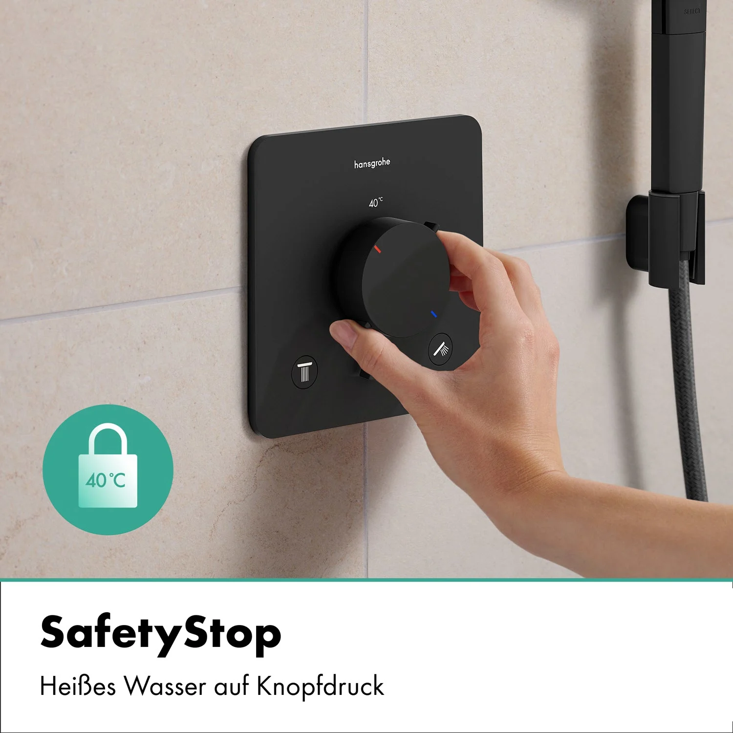 hansgrohe Ecostat Comfort Q Thermostat Unterputz für 2 Funktionen Bild 7