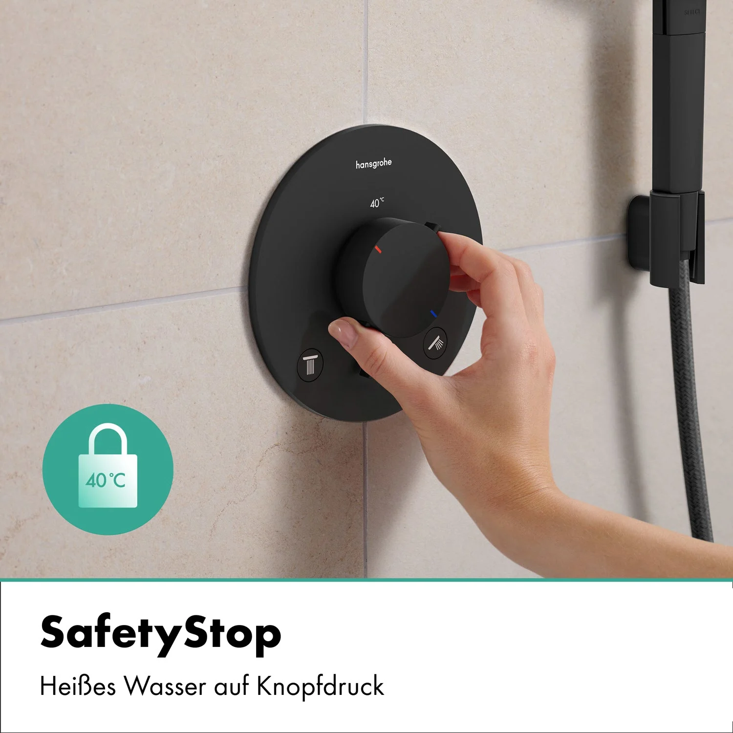 hansgrohe Ecostat Comfort S Thermostat Unterputz für 2 Funktionen Bild 7