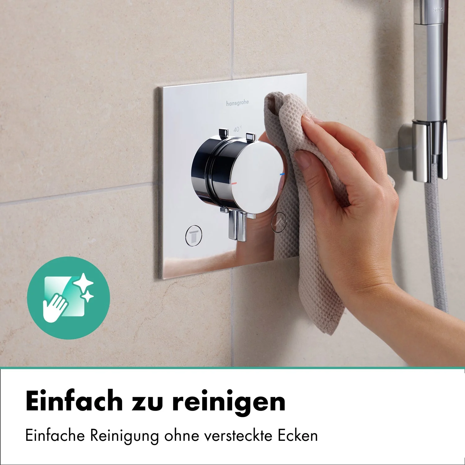 hansgrohe Ecostat Comfort E Thermostat Unterputz für 2 Funktionen Bild 9