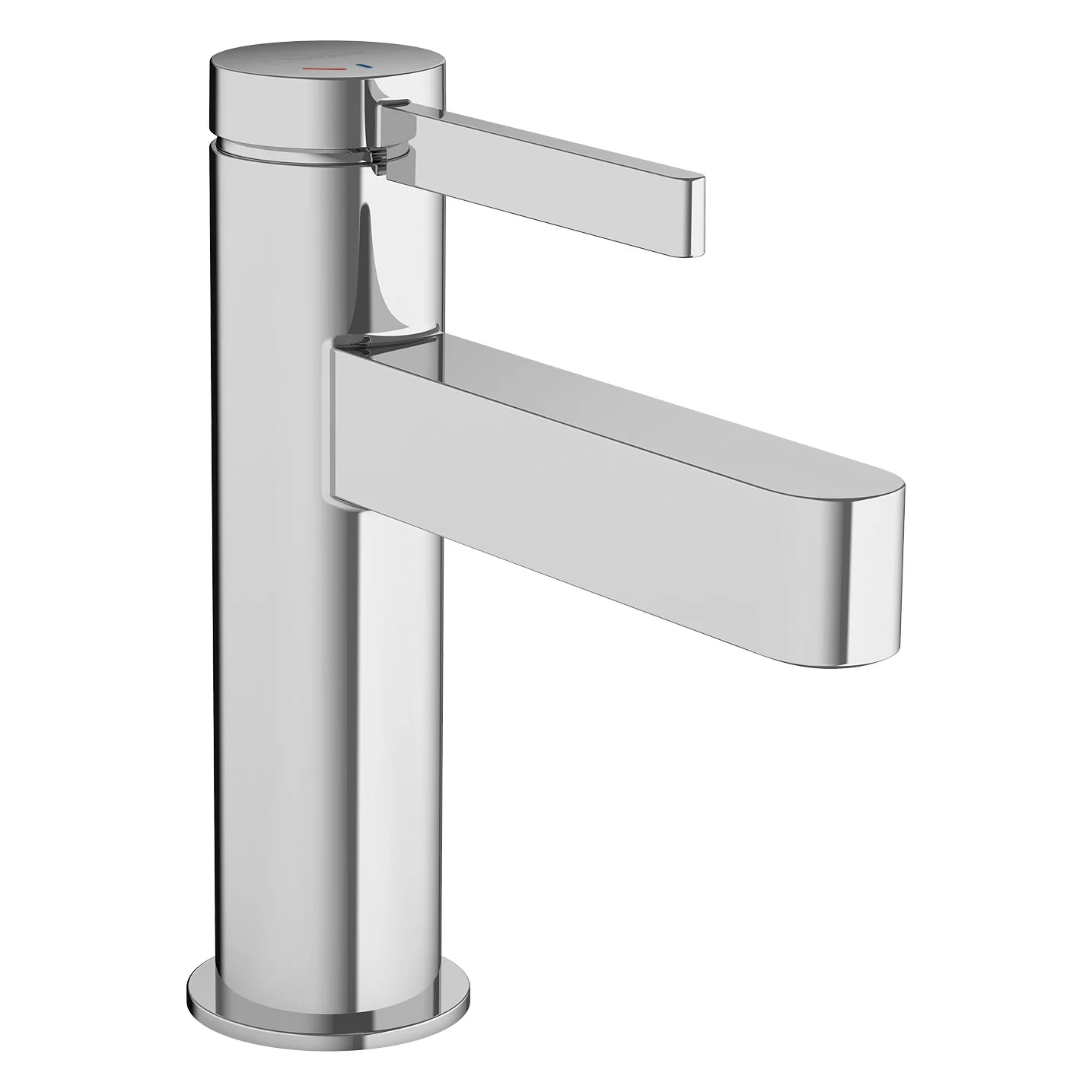 Jednouchwytowa bateria umywalkowa Hansgrohe Finoris 100 CoolStart z zestawem odpływowym Push-Open