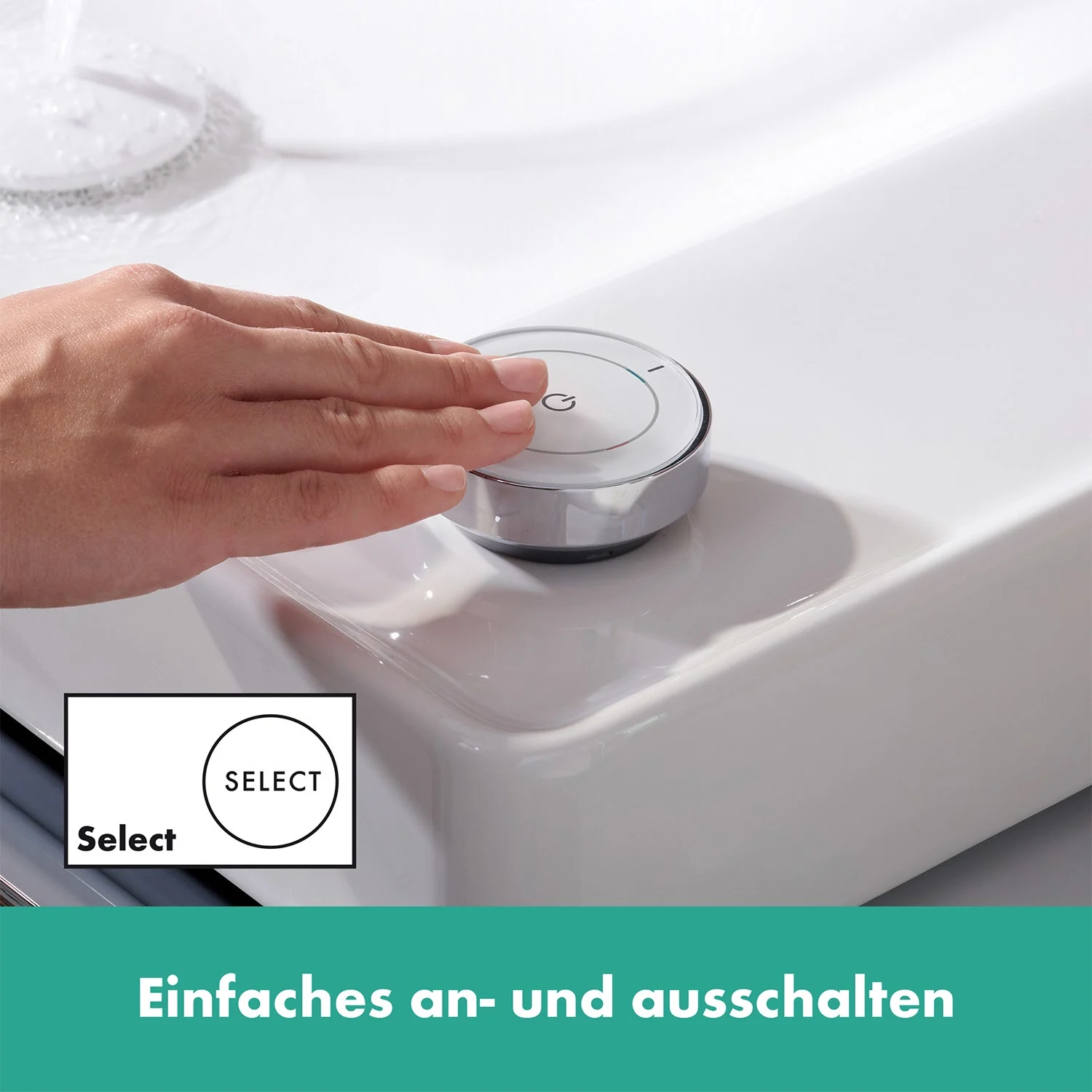 hansgrohe Tecturis E 2-Loch Waschtischarmatur 150 CoolStart wassersparend+ mit Ablaufgarnitur Bild 6