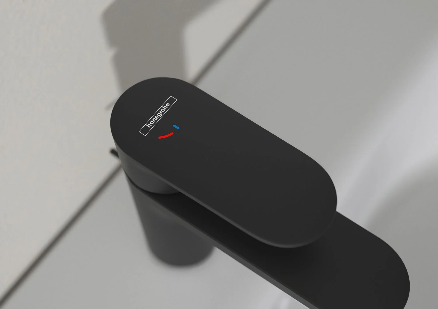 hansgrohe Vernis Blend Einhebel-Waschtischarmatur 100 CoolStart, mit Push-Open Ablaufgarnitur Bild 7