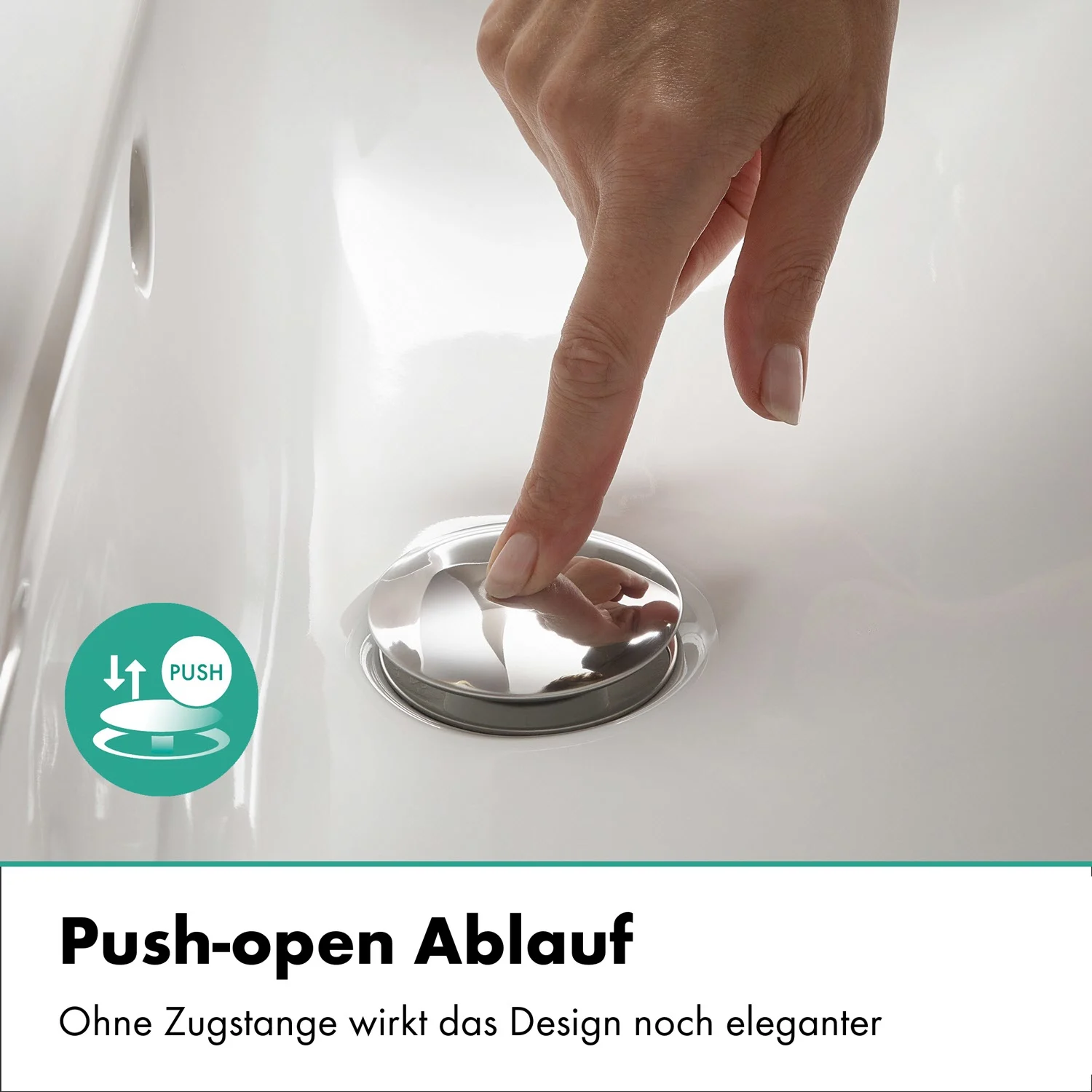 hansgrohe Vernis Blend Einhebel-Waschtischarmatur 100 CoolStart, mit Push-Open Ablaufgarnitur Bild 11