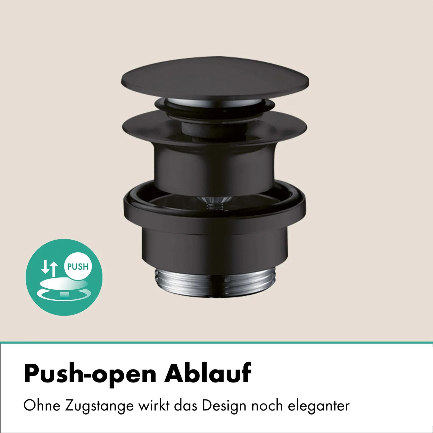 hansgrohe Vernis Blend Einhebel-Waschtischarmatur 100 CoolStart, mit Push-Open Ablaufgarnitur Bild 11