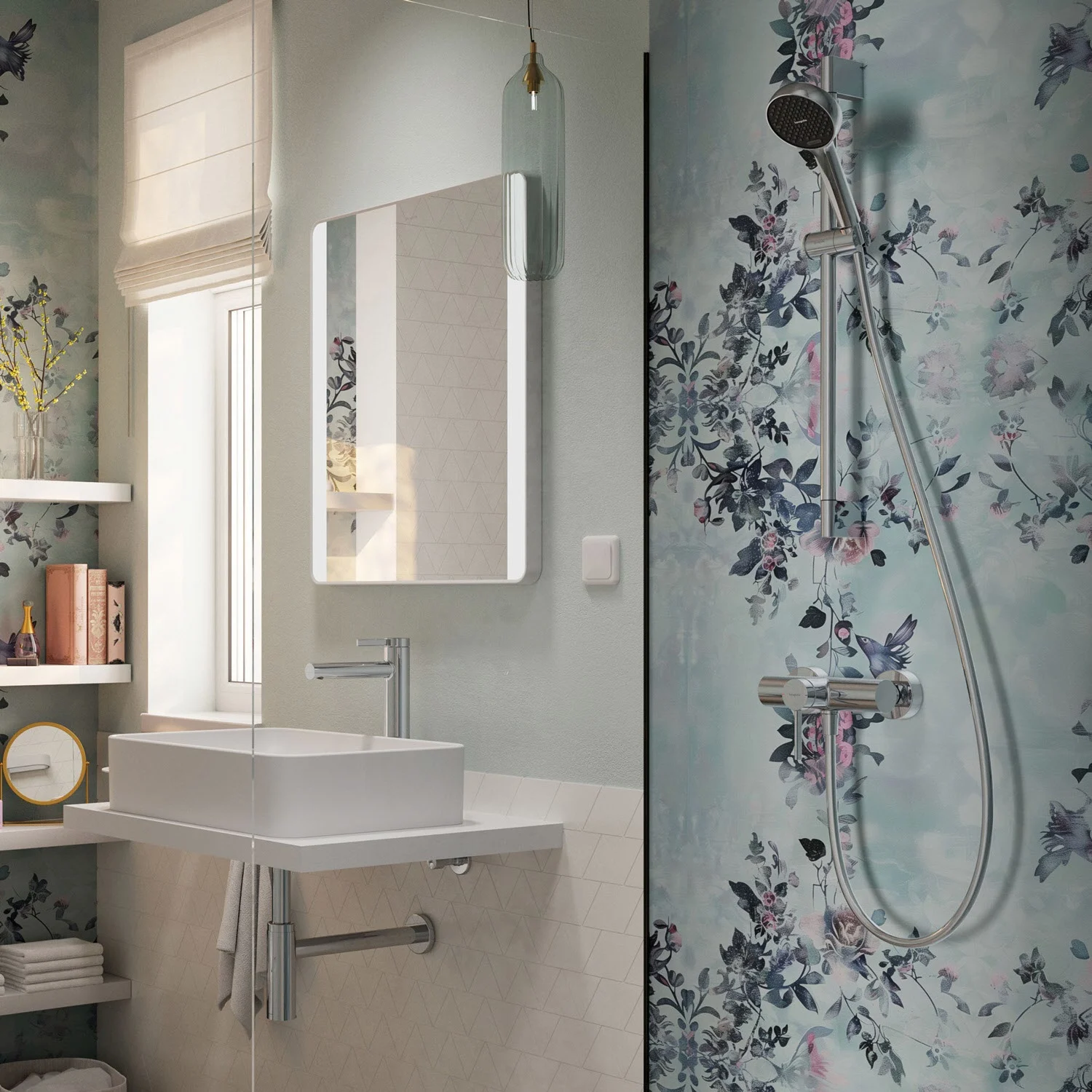 Hansgrohe Zesis S – jednouchwytkowa bateria prysznicowa do montażu natynkowego Zdjęcie 5