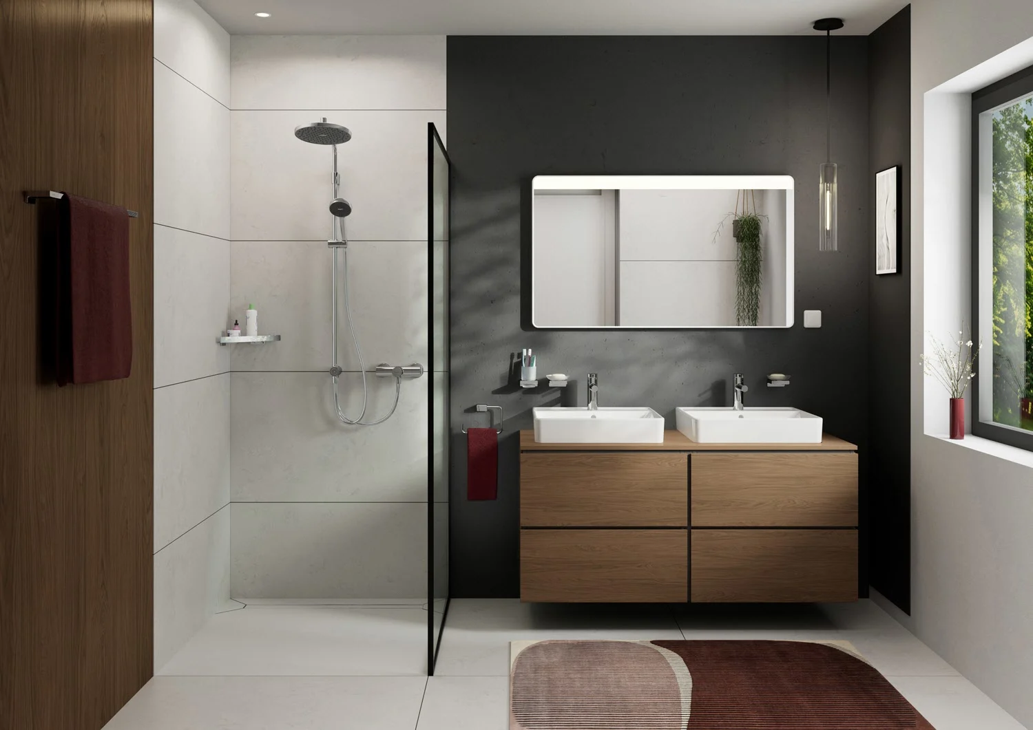 Hansgrohe Zesis S – jednouchwytkowa bateria prysznicowa do montażu natynkowego Zdjęcie 8