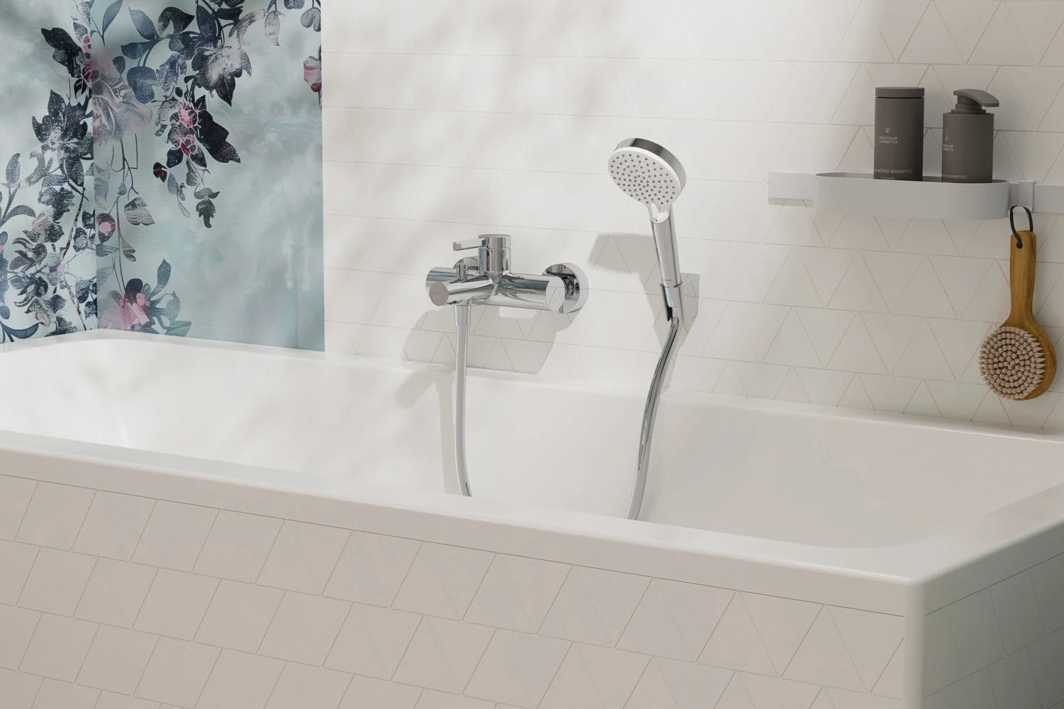 Hansgrohe Zesis S – jednouchwytkowa bateria wannowa do montażu natynkowego Zdjęcie 3