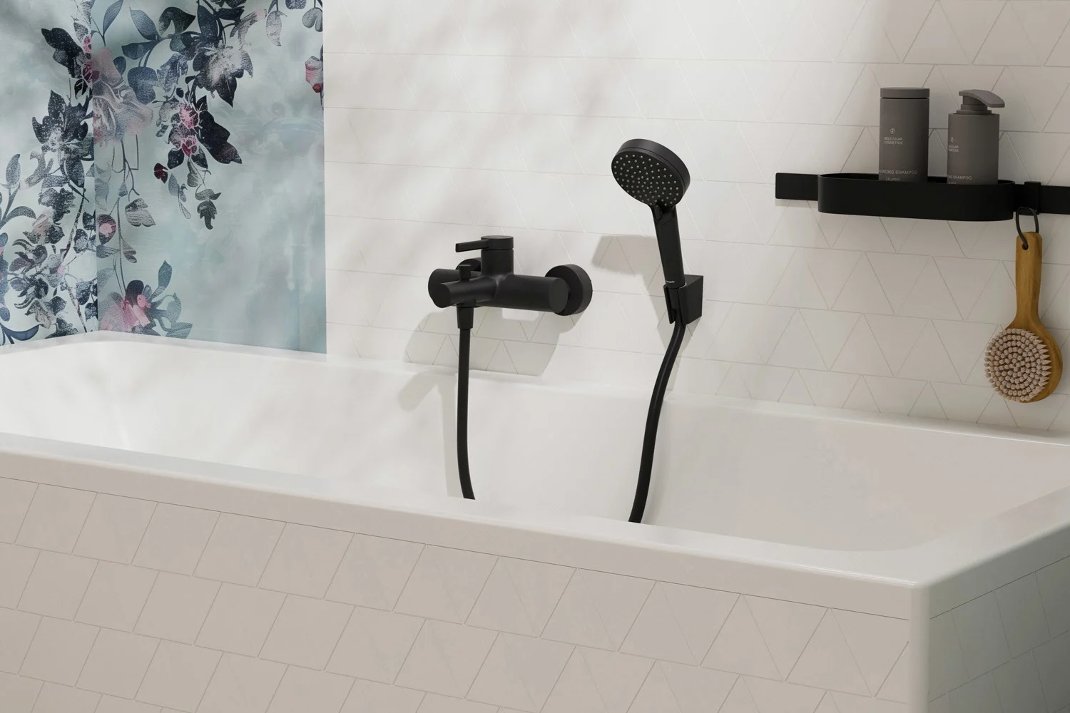 Hansgrohe Zesis S – jednouchwytkowa bateria wannowa do montażu natynkowego Zdjęcie 3