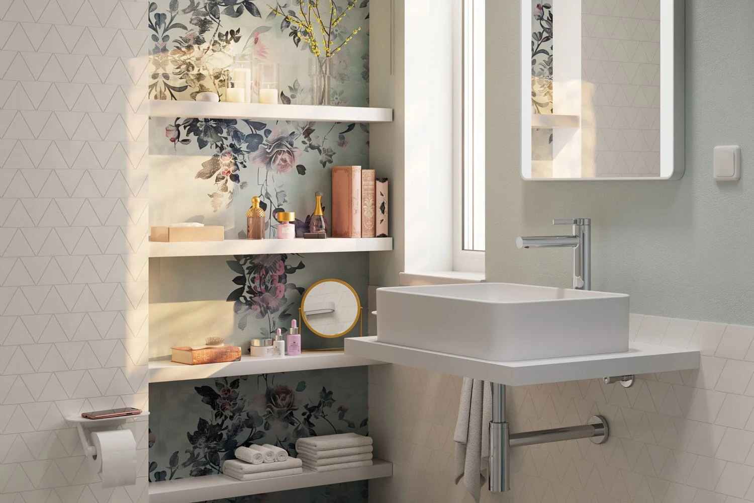 Hansgrohe Zesis S – jednouchwytkowa bateria umywalkowa 230 CoolStart do umywalki nablatowej bez zestawu odpływowego Zdjęcie 7