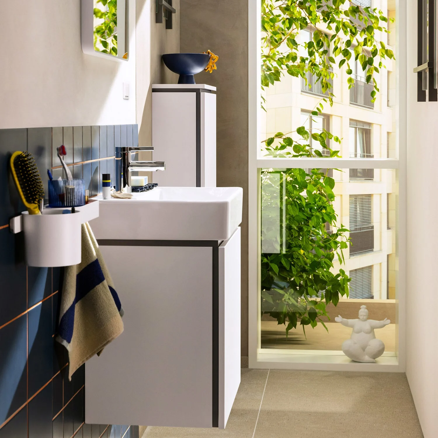 Hansgrohe Zesis S – jednouchwytkowa bateria umywalkowa 70 CoolStart z metalowym zestawem odpływowym z drążkiem Zdjęcie 6