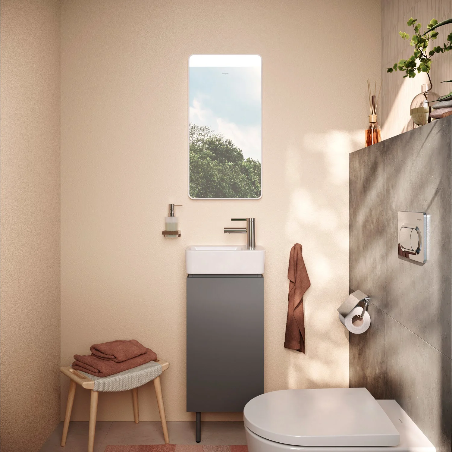 Hansgrohe Zesis S – jednouchwytkowa bateria umywalkowa 70 CoolStart z zestawem odpływowym Push-Open Zdjęcie 6