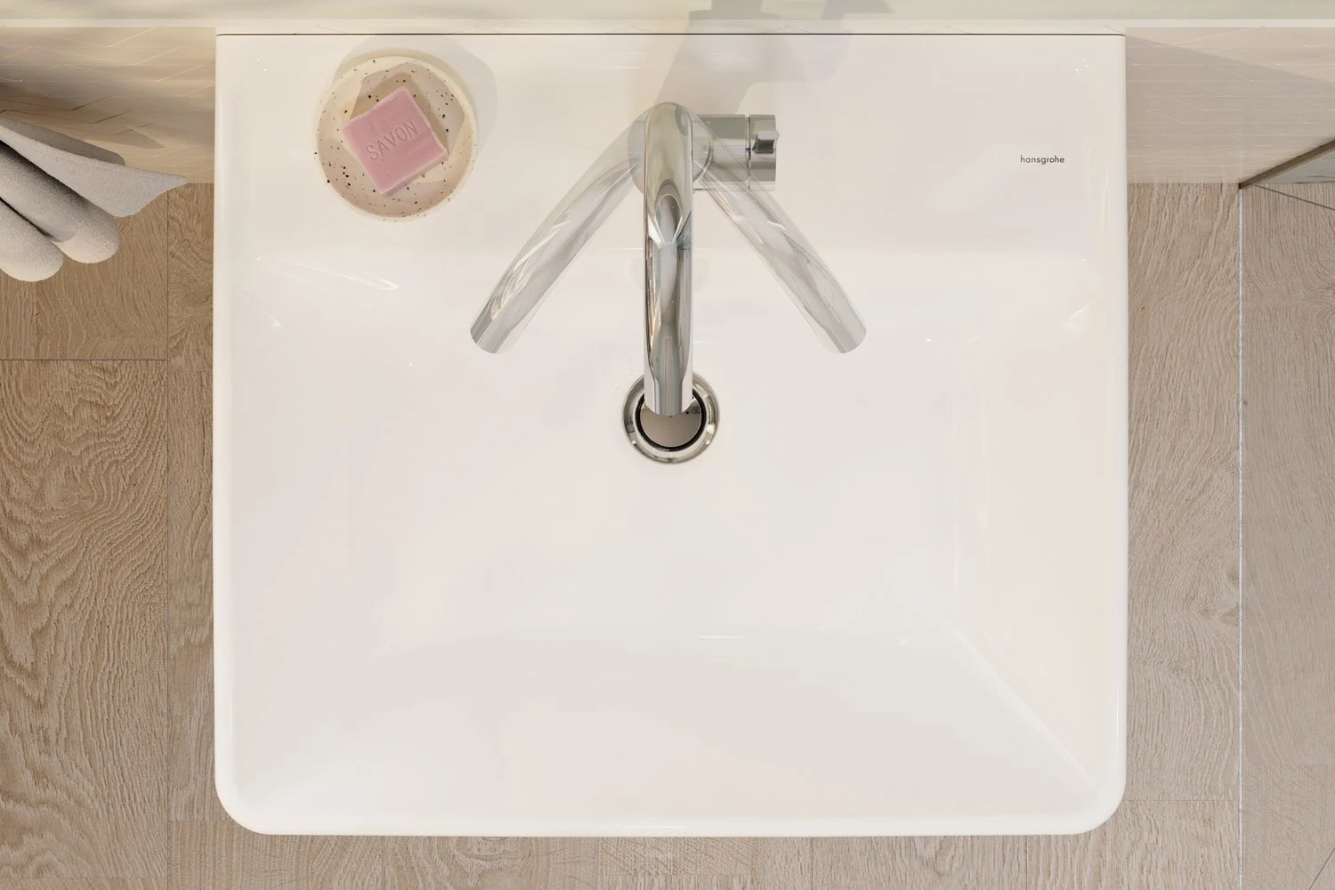 Hansgrohe Zesis S – jednouchwytkowa bateria umywalkowa 210 CoolStart z obrotową wylewką, bez zestawu odpływowego Zdjęcie 5