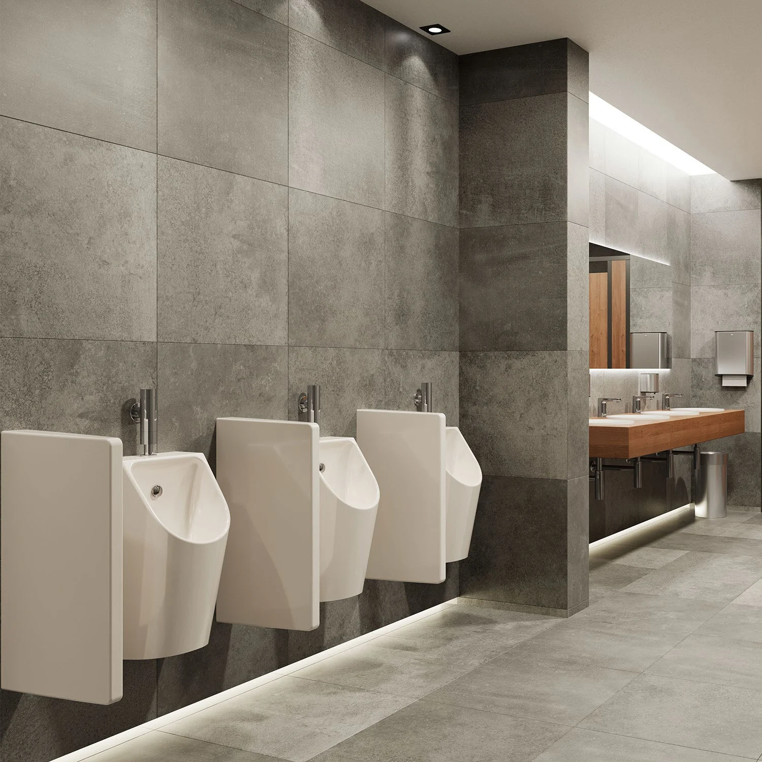 hansgrohe EluPura Original S Urinal mit Zulauf von oben und Ablauf nach unten/hinten spülrandlos, SmartClean Bild 9