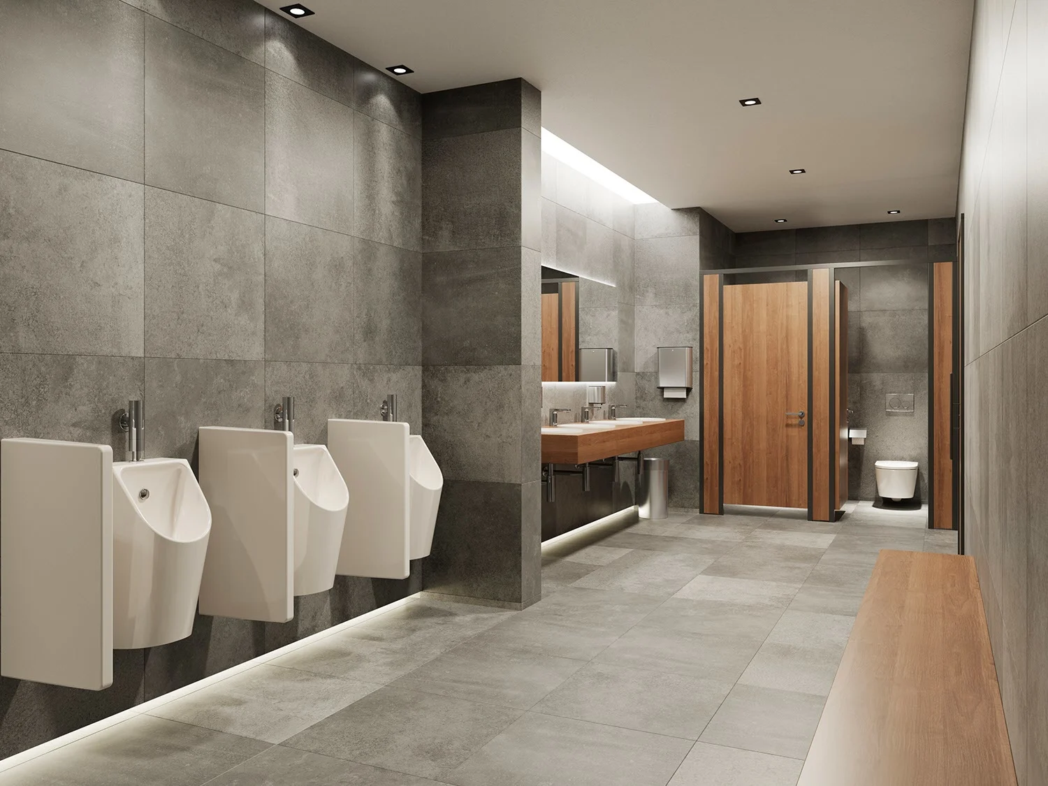 hansgrohe EluPura Original S Urinal mit Zulauf von hinten und Ablauf nach unten/hinten spülrandlos, SmartClean Bild 10