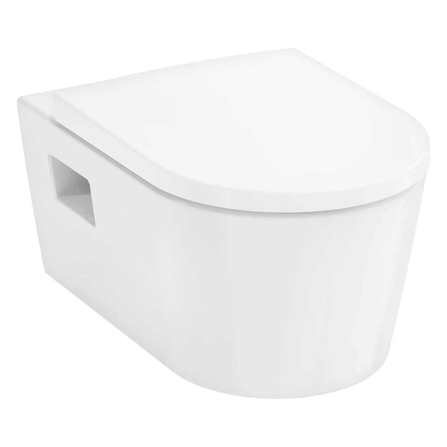 hansgrohe EluPura Original S Wand WC Set 540 AquaChannel Flush mit WC-Sitz Bild 2