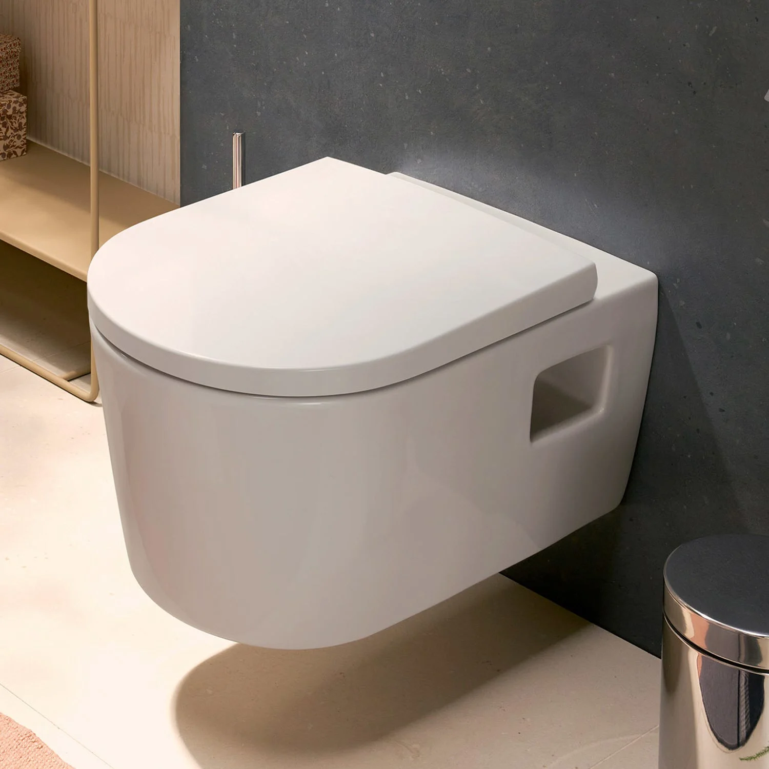 hansgrohe EluPura Original S Wand WC Set 540 AquaChannel Flush mit WC-Sitz