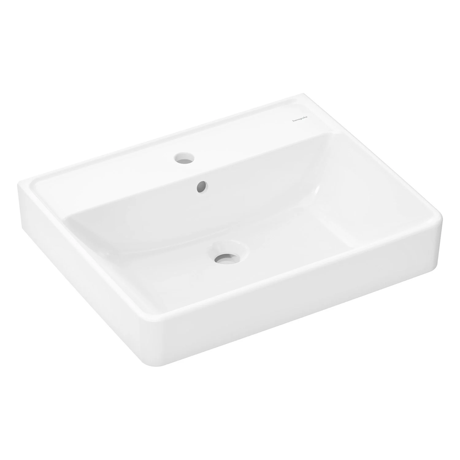 hansgrohe Xanuia Q Waschtisch 600/480 mit Hahnloch und Überlauf Bild 2