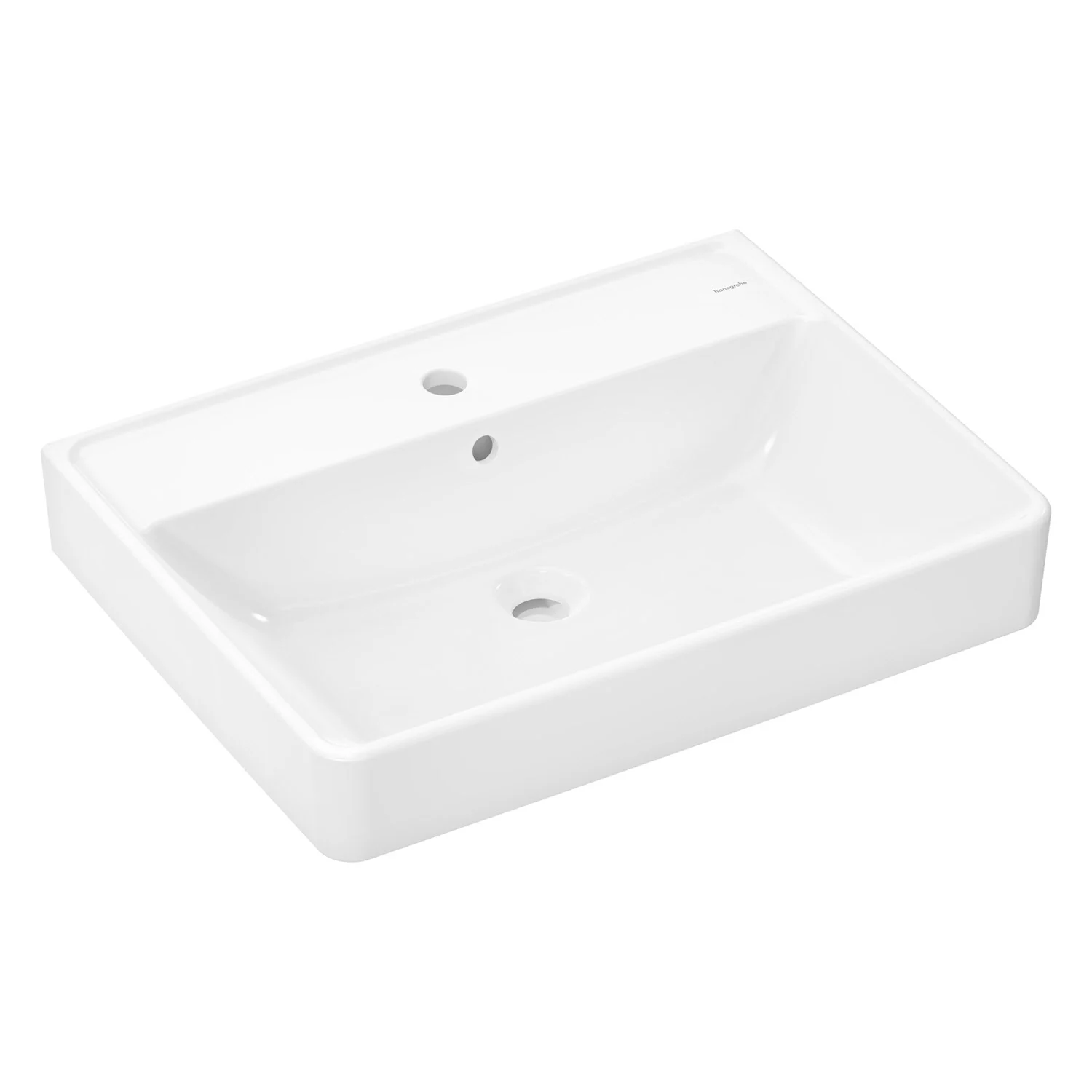 hansgrohe Xanuia Q Waschtisch 650/480 mit Hahnloch und Überlauf Bild 2