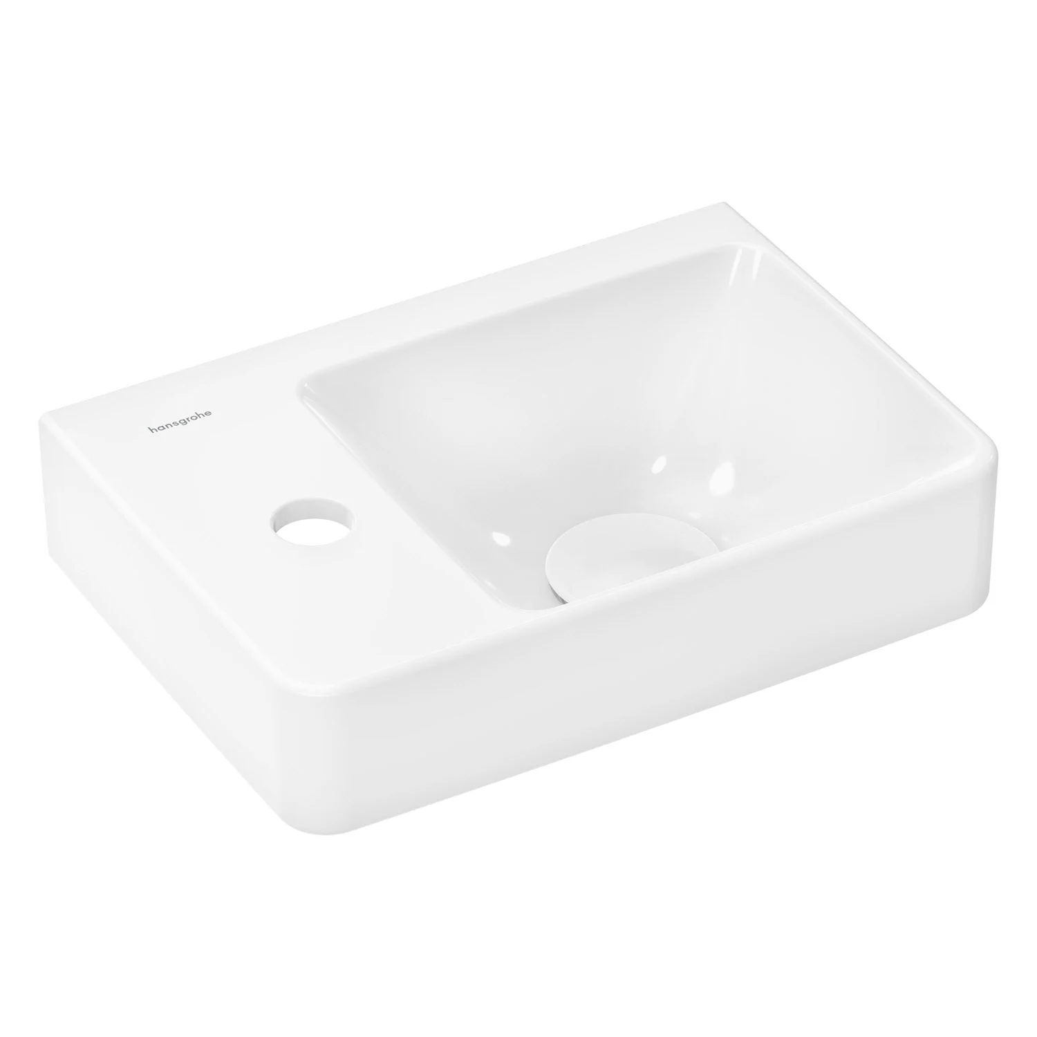hansgrohe Xelu Q Handwaschbecken mit Ablage links 36 x 25 cm Bild 2
