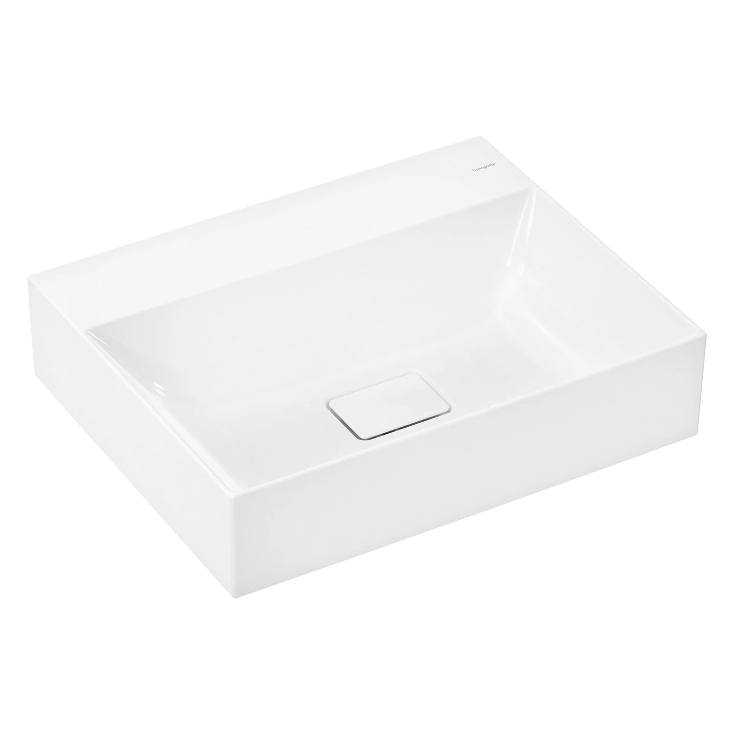 hansgrohe Xevolos E Aufsatzwaschtisch geschliffen 60 x 48 cm ohne Hahnloch ohne Überlauf