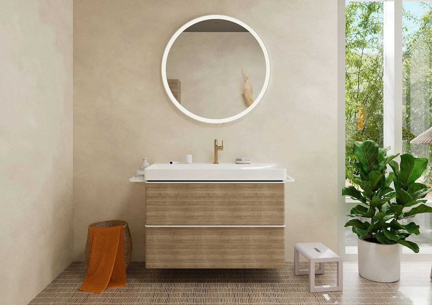 hansgrohe Xarita Lite S Spiegel mit runder LED-Beleuchtung 900/30 IR Sensor Bild 11