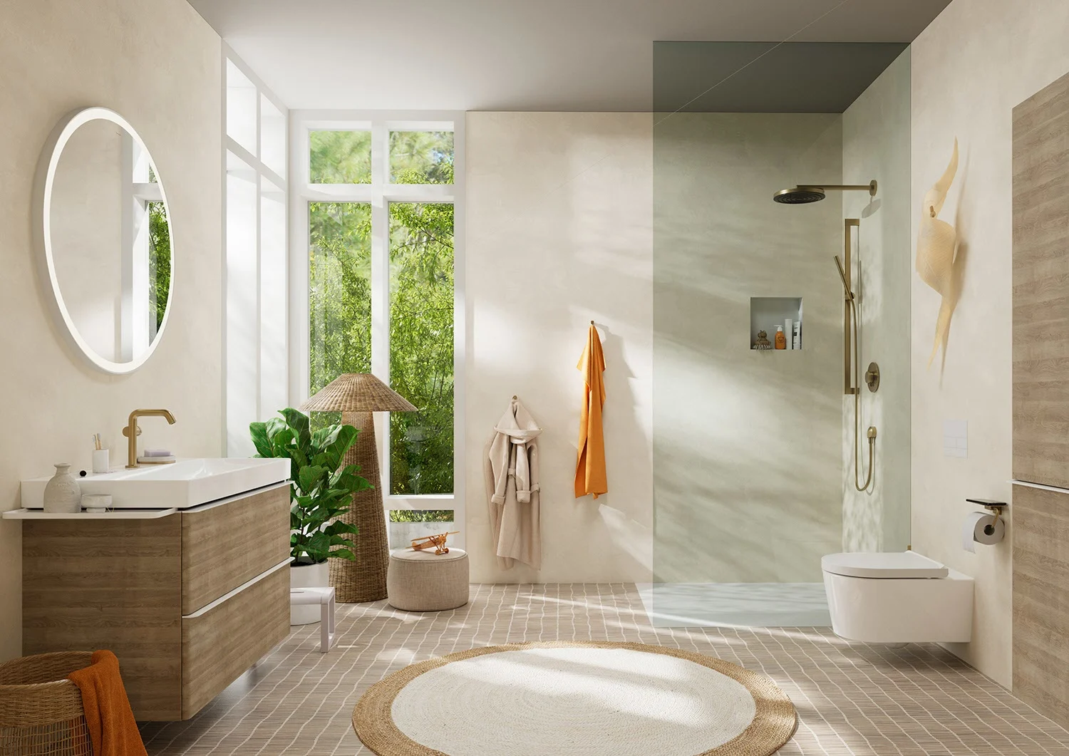 hansgrohe Xarita Lite S Spiegel mit runder LED-Beleuchtung 900/30 IR Sensor Bild 12