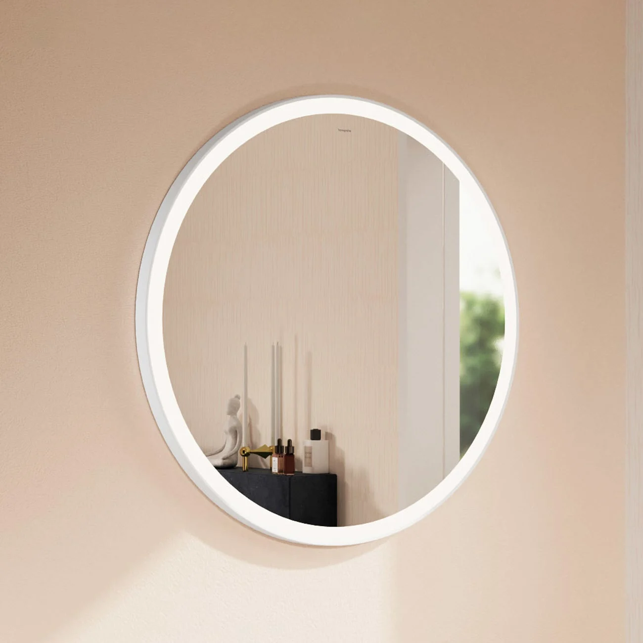 hansgrohe Xarita Lite S Spiegel mit runder LED-Beleuchtung 900/30 IR Sensor