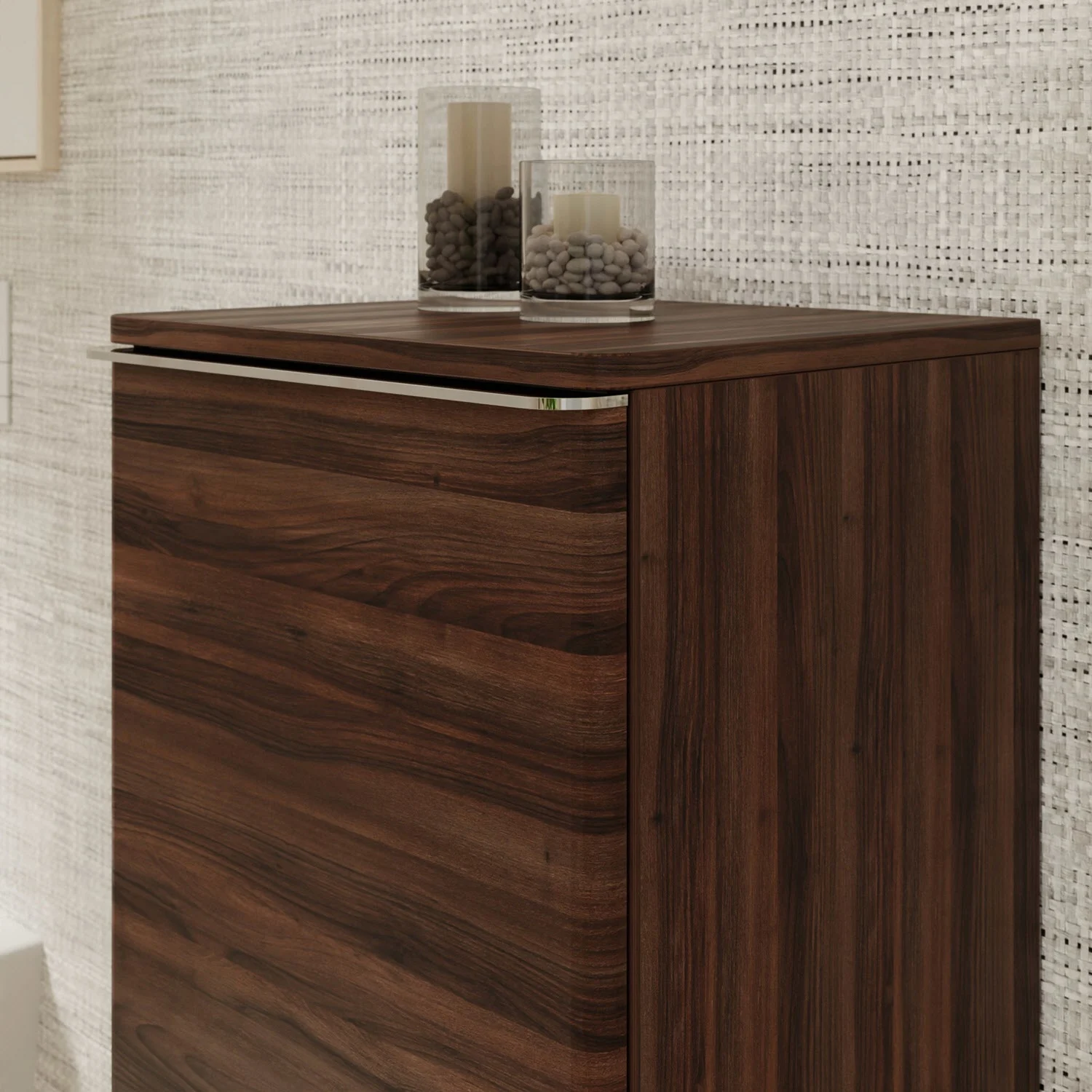 hansgrohe Xelu Q Halbhochschrank 40 x 106,5 cm, 1 Tür mit Anschlag links, Griff chrom Bild 3