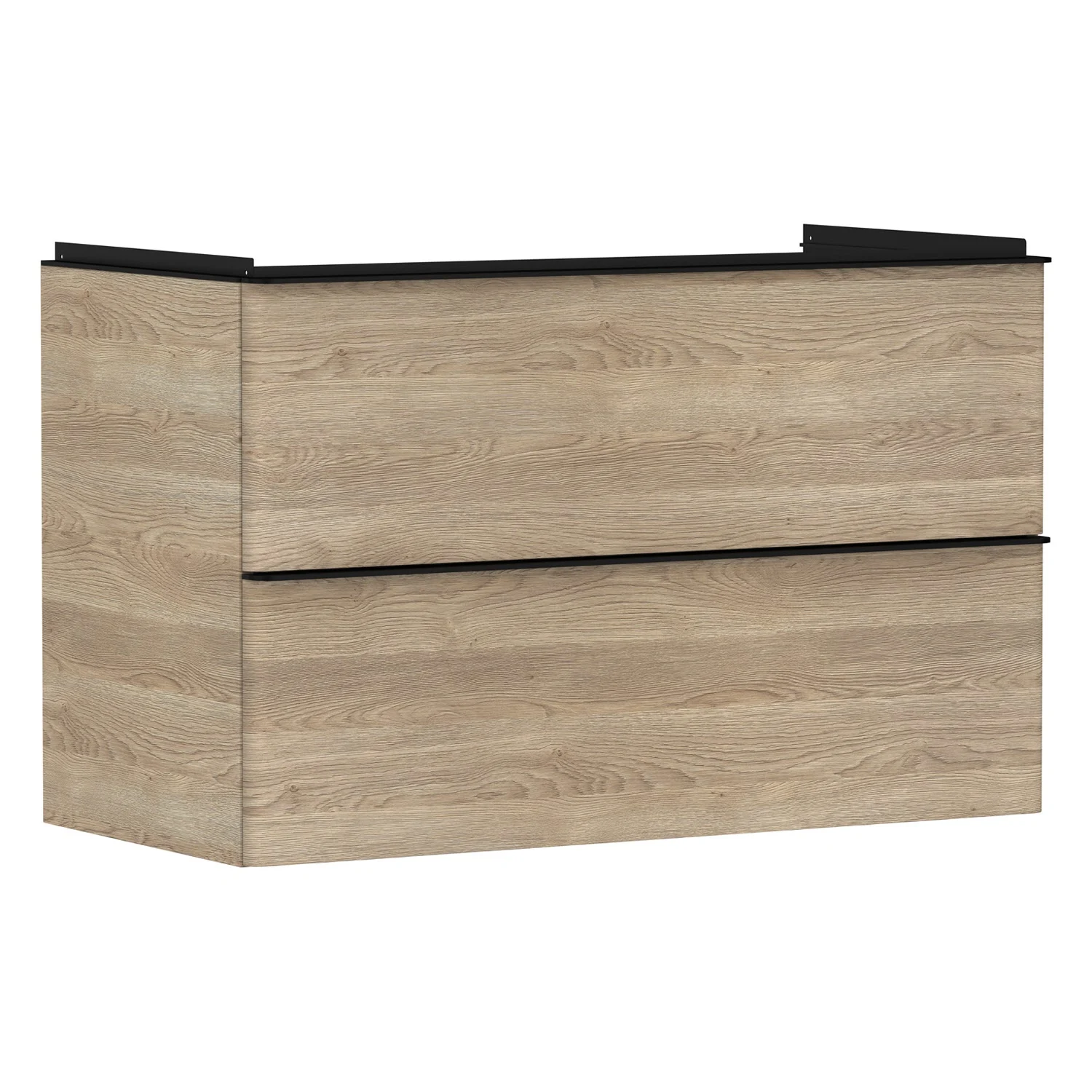 hansgrohe Xelu Q Waschtischunterschrank 98 x 60,5 cm, 2 Schubkästen, Griff mattschwarz Bild 2