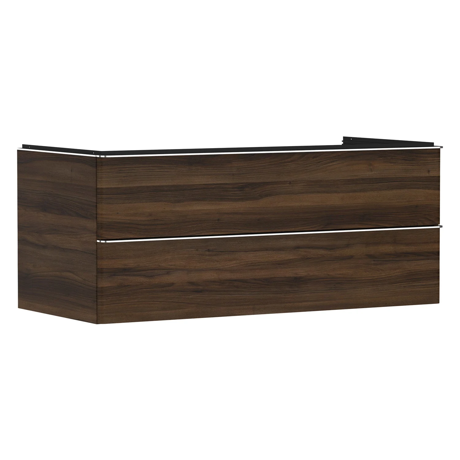 hansgrohe Xelu Q Waschtischunterschrank für Konsole 118 x 48,5 cm, 2 Schubkästen, Griff chrom