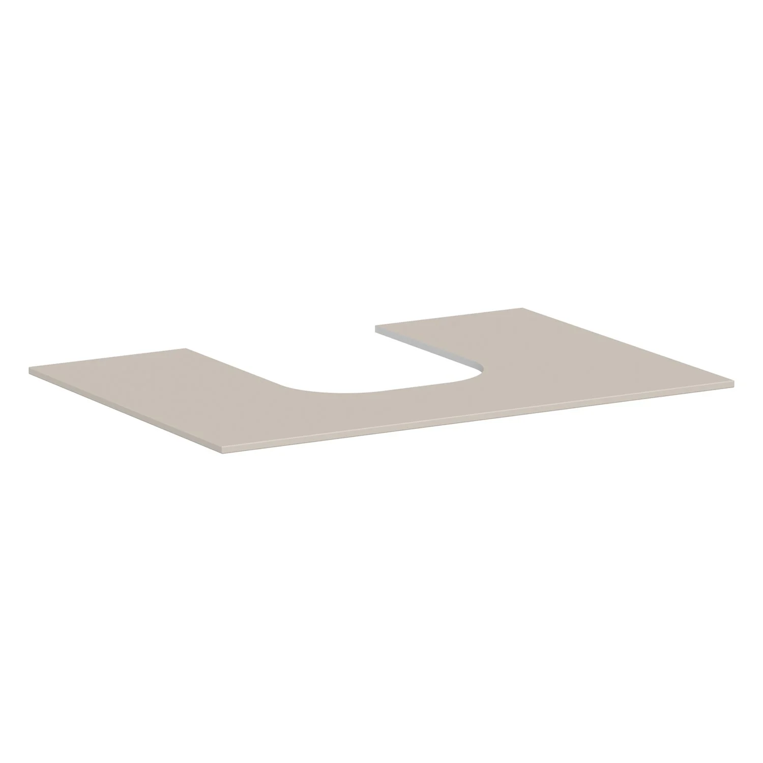 hansgrohe Xevolos E Konsole 78 x 55 cm mit Ausschnitt mittig für Aufsatzwaschtisch 50 oder 60 x 48 cm